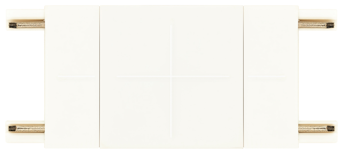 Коннектор прямой для тонкого магнитного трекового шинопровода белый TRM-S5-SC WH