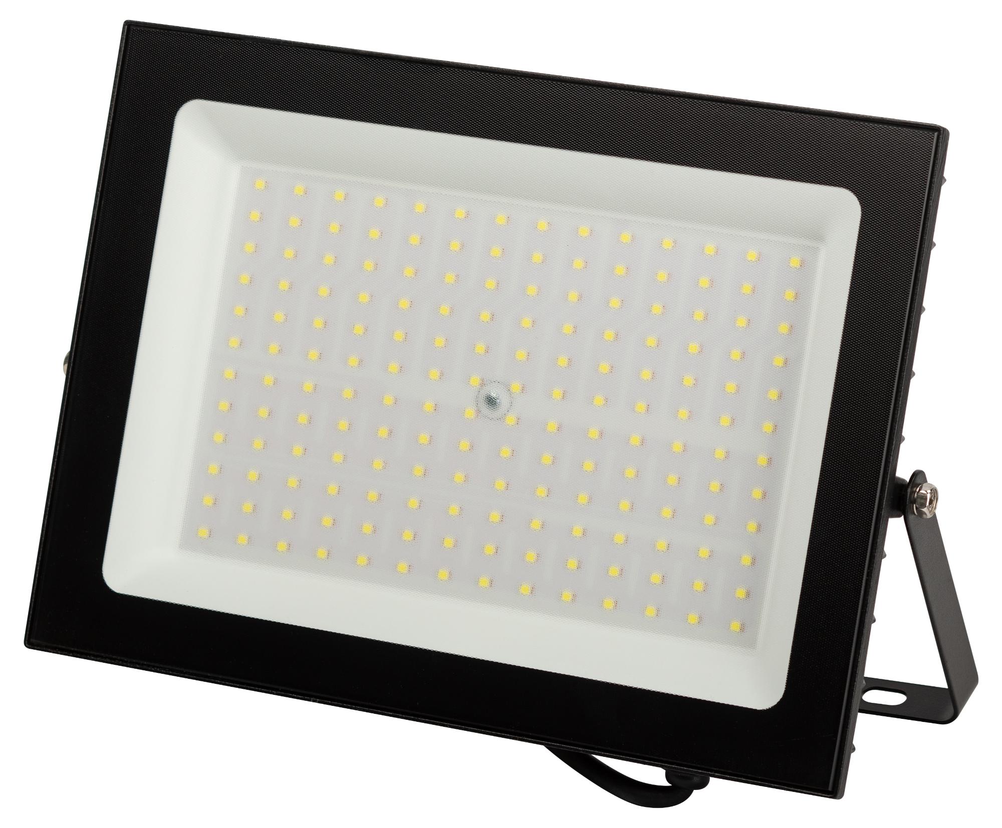 Прожектор светодиодный ДО-150 Вт 6500К 15000 Лм IP65 черный 150w холодный 190-265В LPR-062-0-65K-150