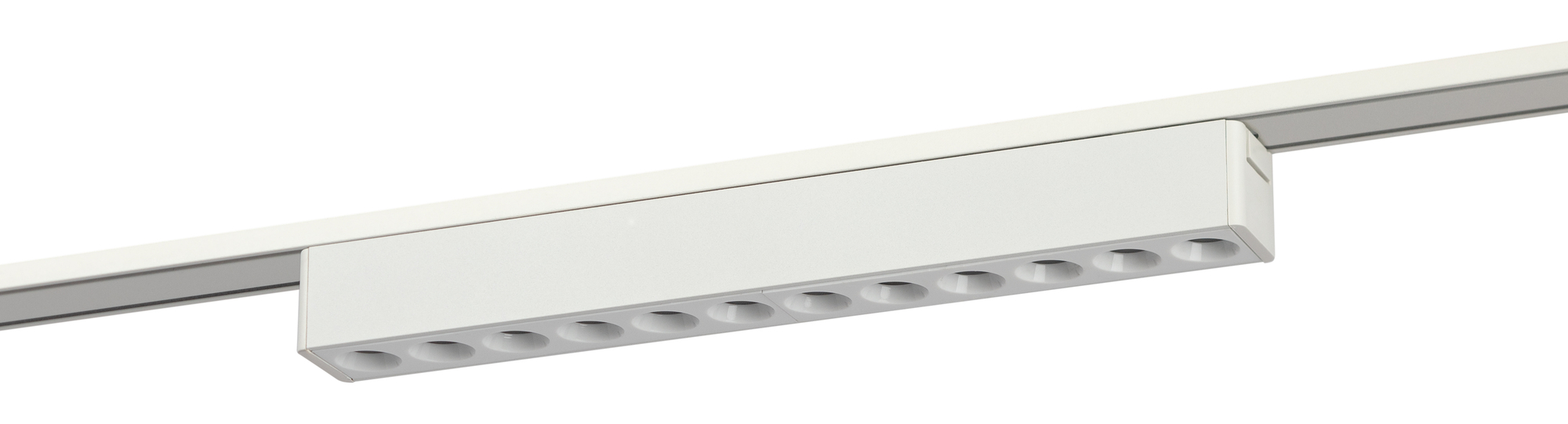 Светильник светодиодный трековый с направленным светом для тонкой магнитной системы 12Вт 4000К белый TRM-S5-2-12W4K WH