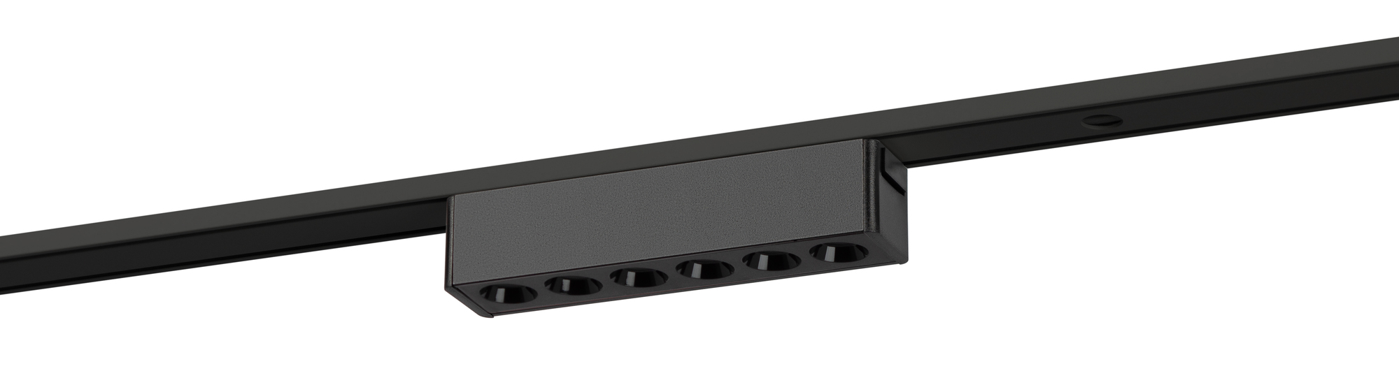 Светильник светодиодный трековый с направленным светом для тонкой магнитной системы 6Вт 4000К черный TRM-S5-2-6W4K-BK