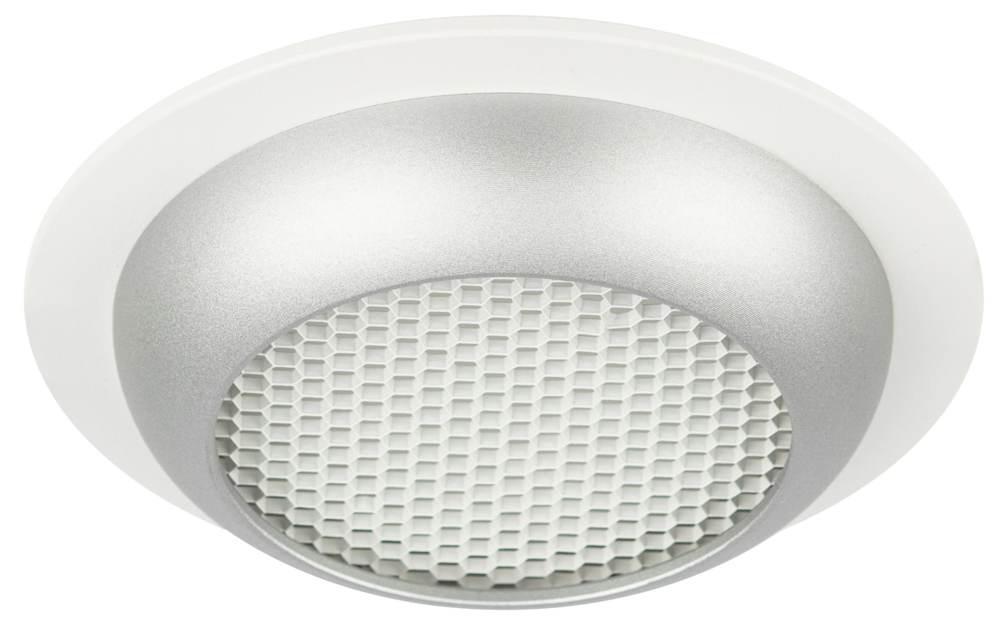 Светильник встраиваемый под лампу GX53 KL111 WH/SL белый/серебро матовый