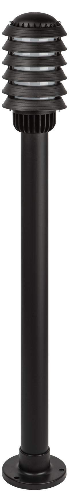 Светильник садово-парковый НТУ 01-60-016 Поллар напольный черный IP54 Е27 max60Вт h1050мм