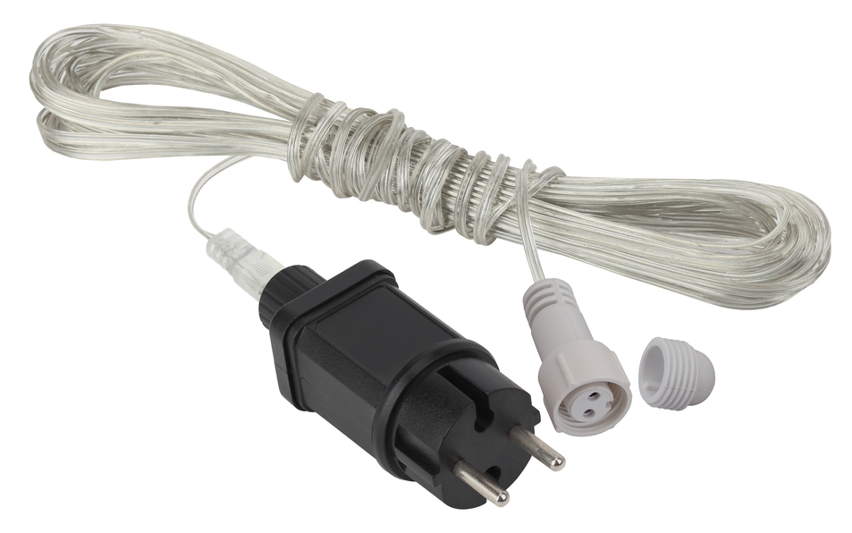 Трансформатор для подключения низковольтных гирлянд, ENIT-3 220V-24V, IP44, 3м 250/1500