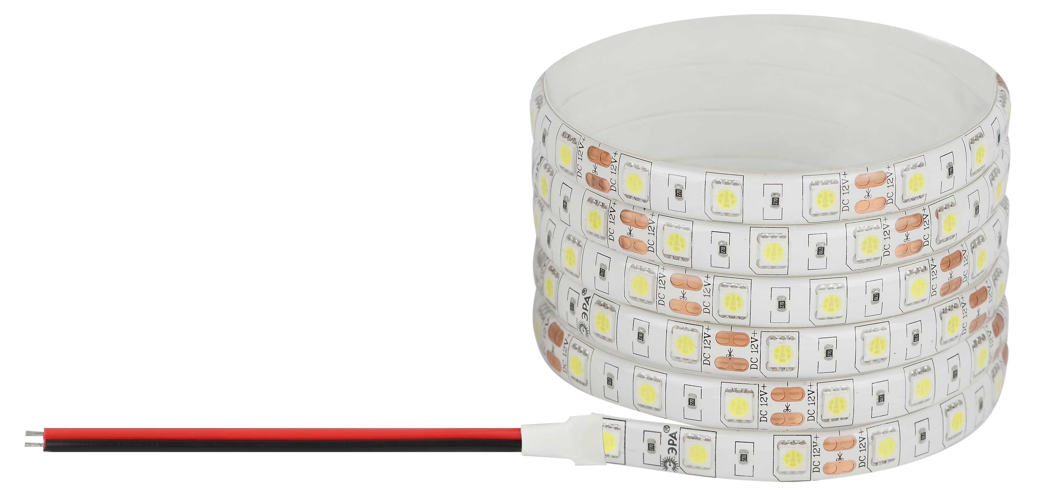 Лента светодиодная 14,4Вт/м 12В 4000К IP65 60LED/м LS5050-14,4-60-12-4000K-IP65-1 year-5m