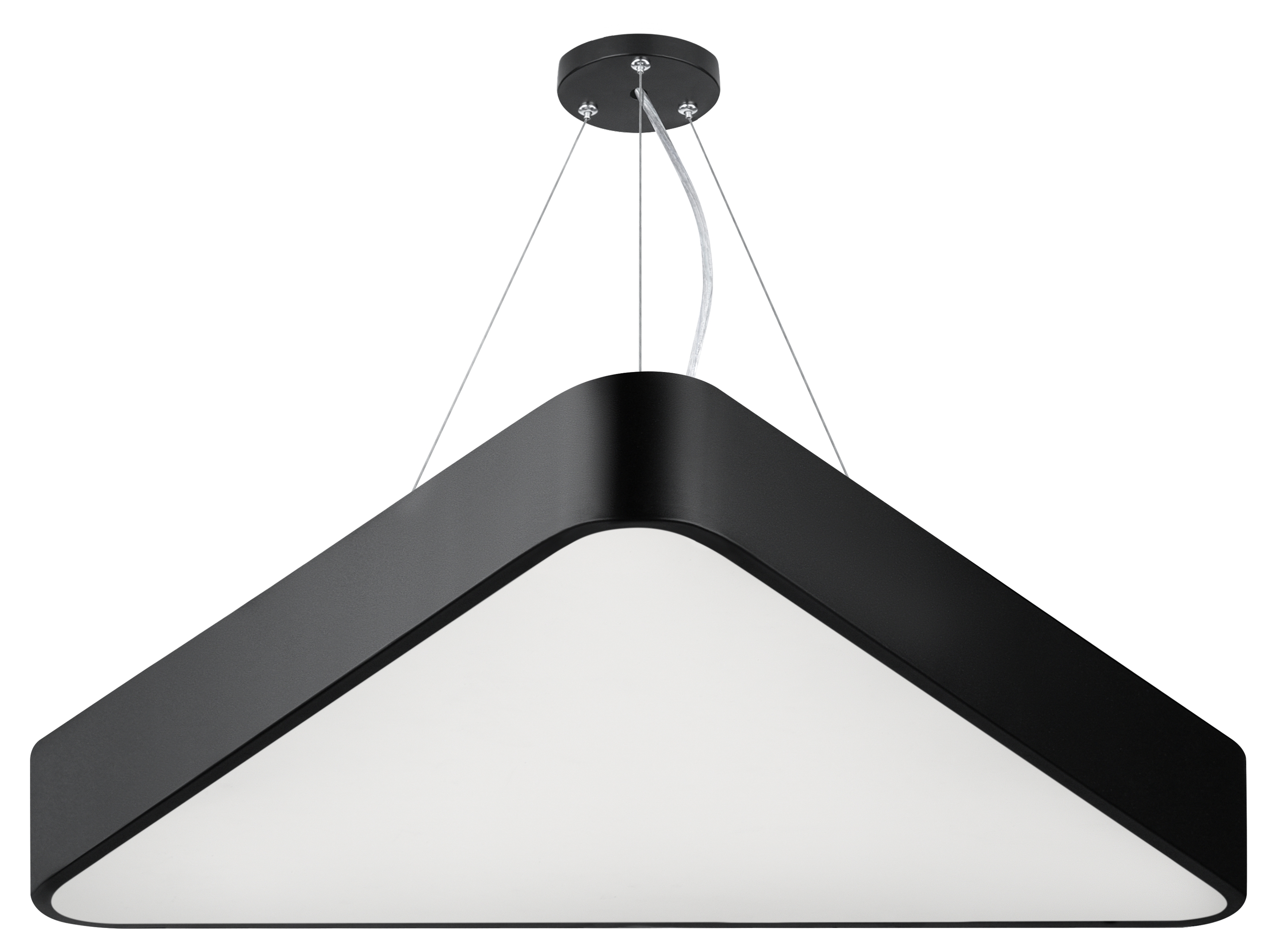 Светильник светодиодный 30Вт 3000Лм 4000К IP40 черный подвесной Geometria Delta SPO-151-B-40K-030 драйвер внутри