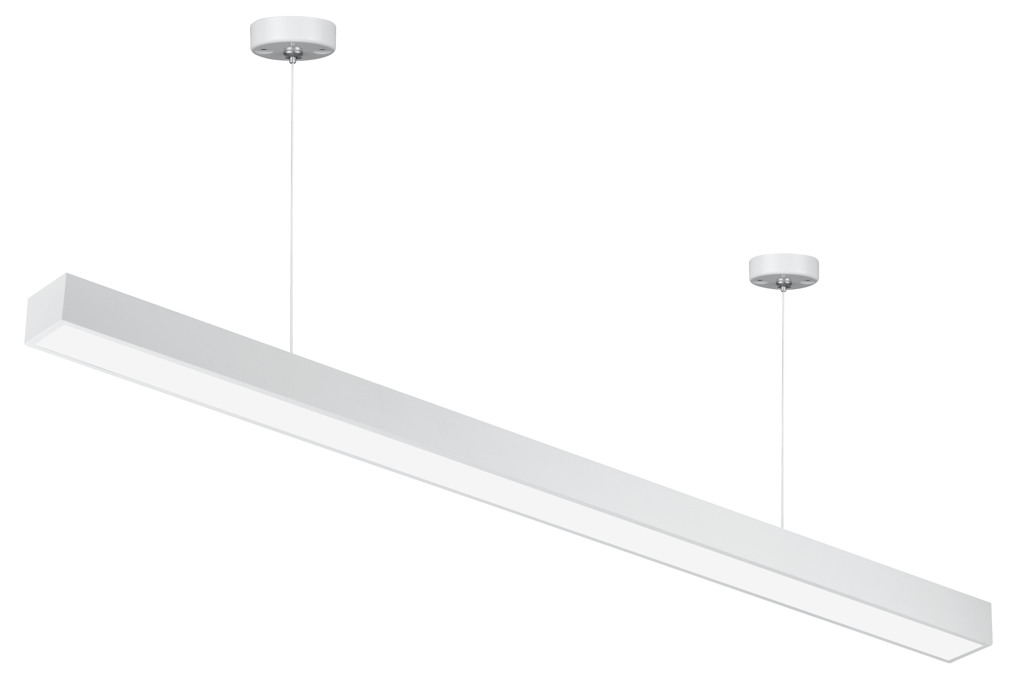 Светильник LED Geometria Block SPO-116-W-40K-024 24 Вт 4000K 1750Лм IP40 1200х70х50 белый подвесной драйвер внутри