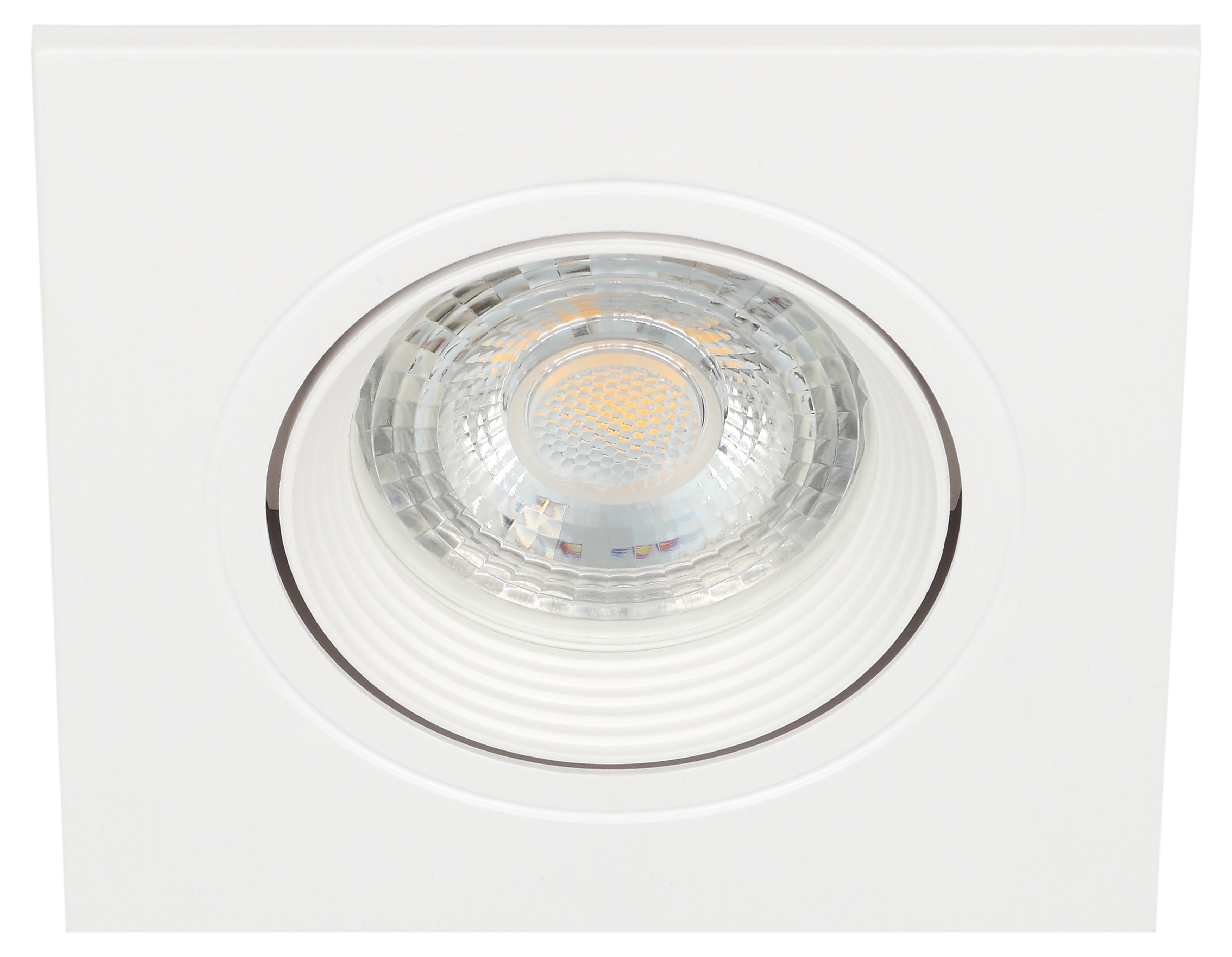 Светильник встраиваемый декоративный KL92-1 WH MR16/GU5.3 белый, пластиковый (MR16/GU5.3 в комплект не входит)