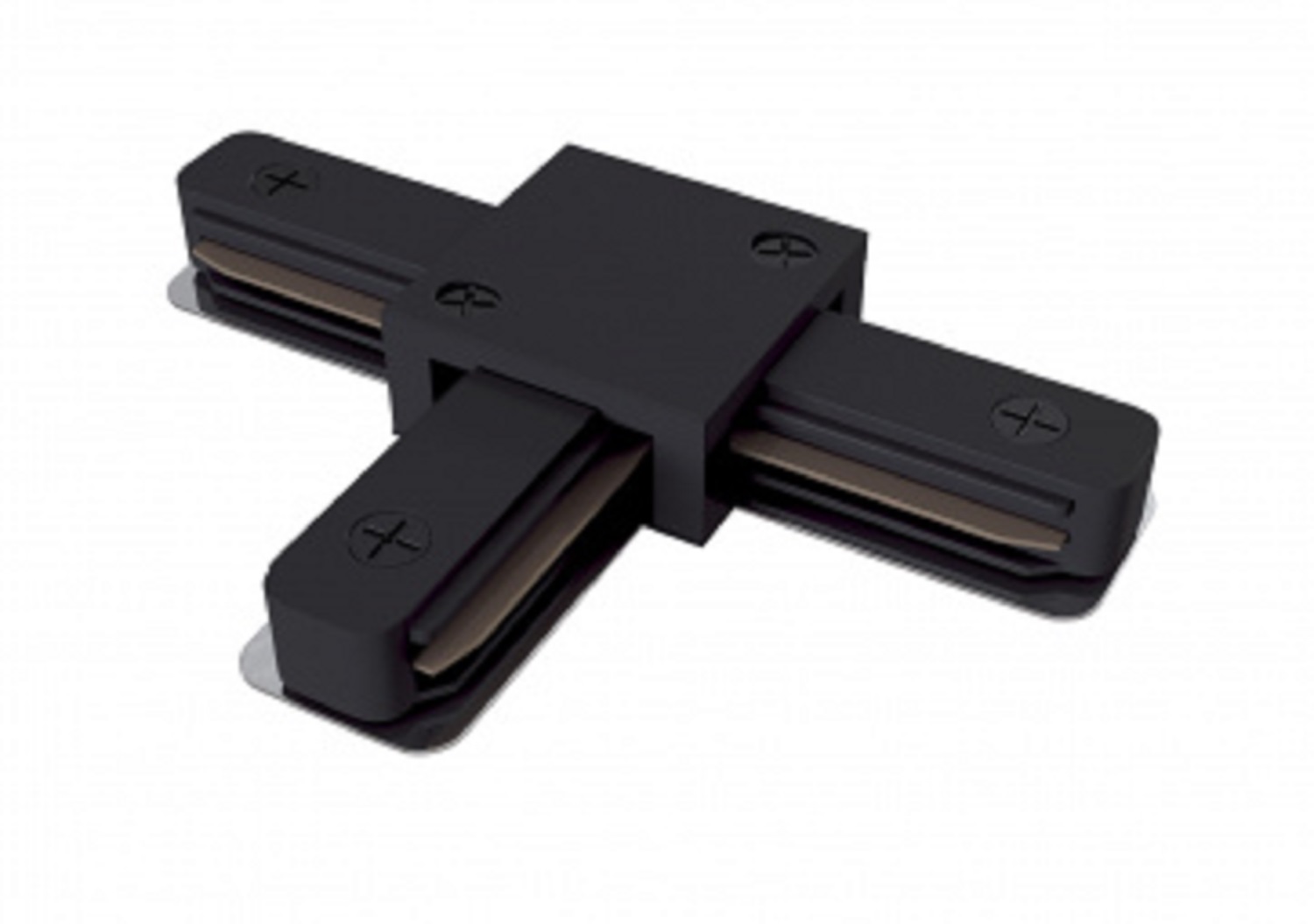 Коннектор TR-1PA-СT-BK T-образный для однофазного шинопровода черный