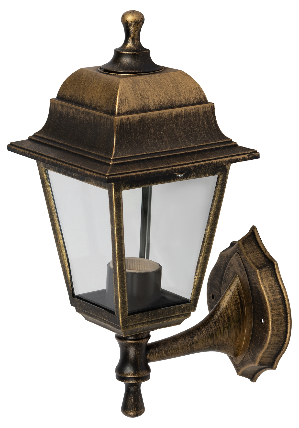 Светильник настенный НБУ 04-60-001 четырехгранный под бронзу IP44 Е27 max60Вт