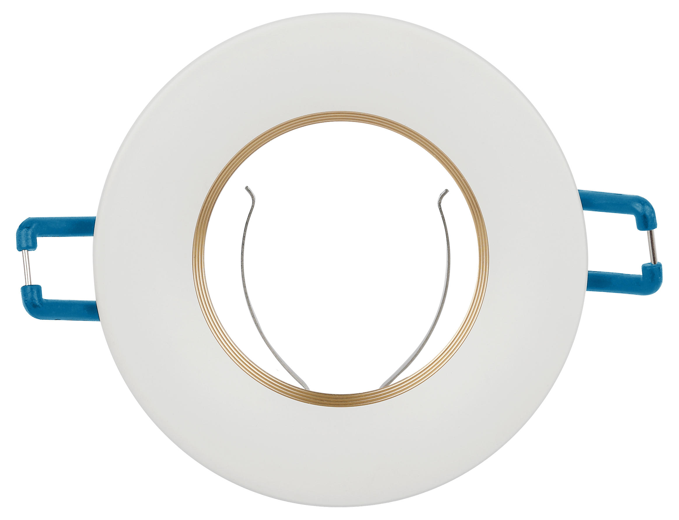 Светильник встраиваемый алюминиевый KL107 WH/GD MR16 GU5.3 белый золото