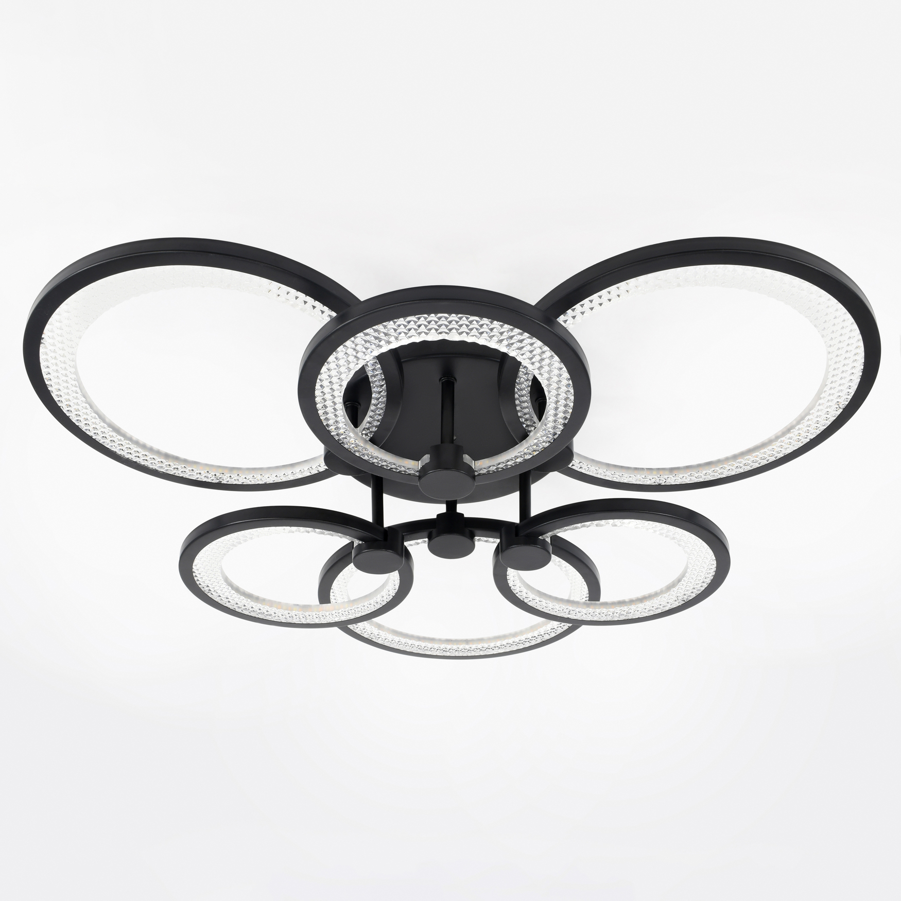 Светильник светодиодный потолочный ДПБ-117Вт 5112Лм Модерн С ДУ Odry CLL-1-117-RC BK