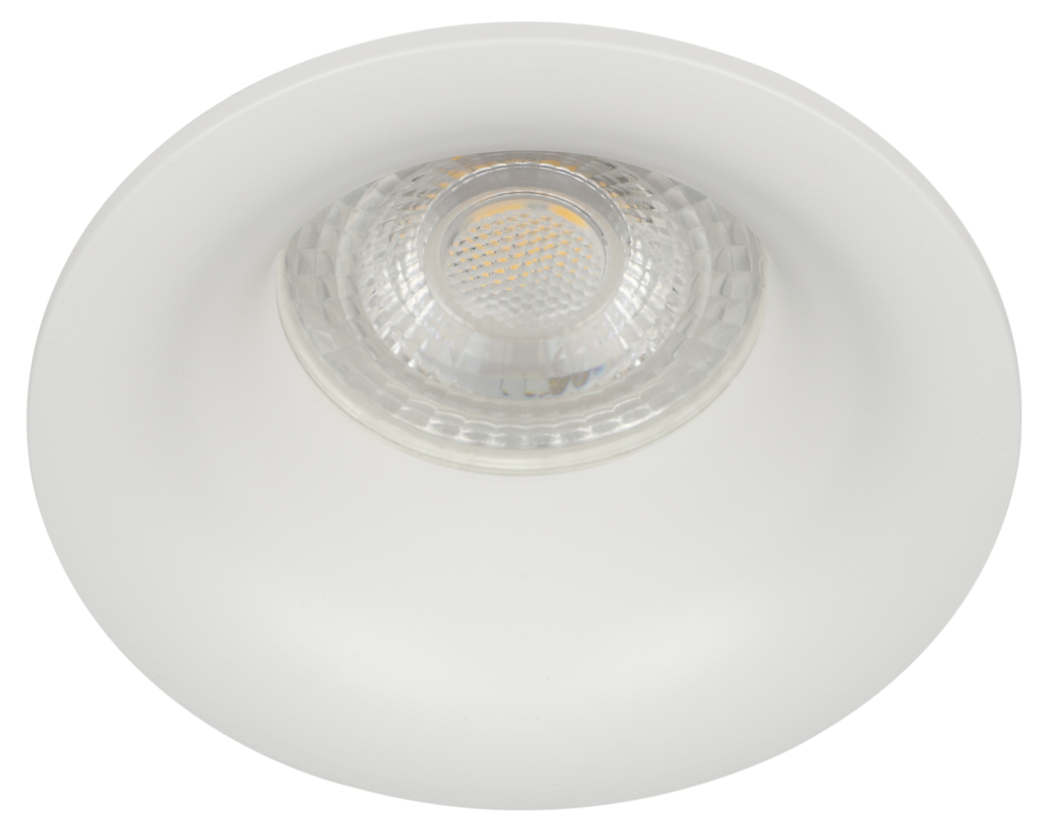 Светильник встраиваемый декоративный KL93 WH MR16/GU5.3 белый, пластиковый (MR16/GU5.3 в комплект не входит)