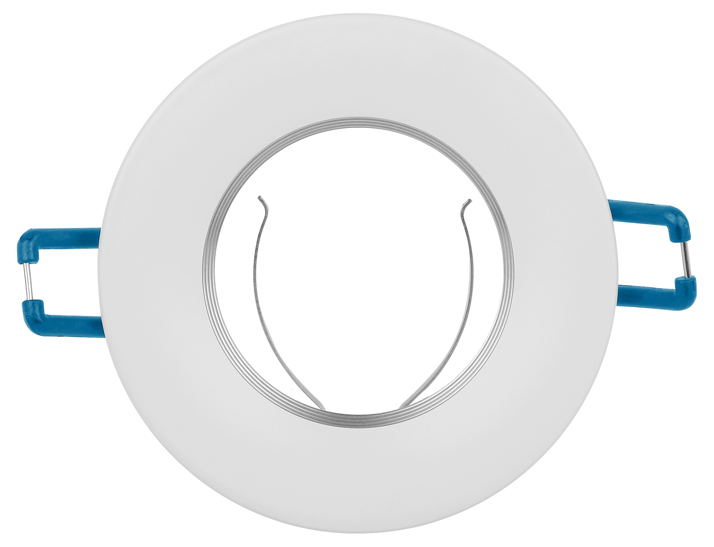 Светильник встраиваемый алюминиевый KL107 WH/SL MR16 GU5.3 белый серебро