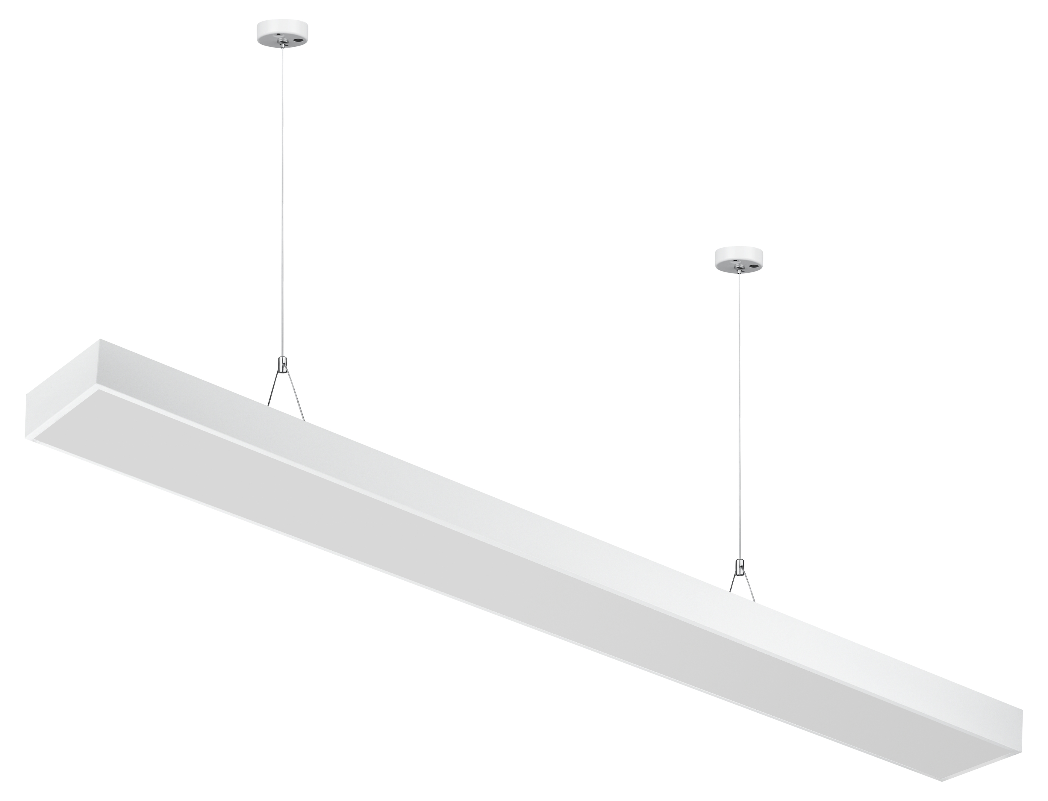 Светильник LED Geometria Block SPO-115-W-40K-036 36 Вт 4000K 3100Лм IP40 1200х100х50 белый подвесной драйвер внутри
