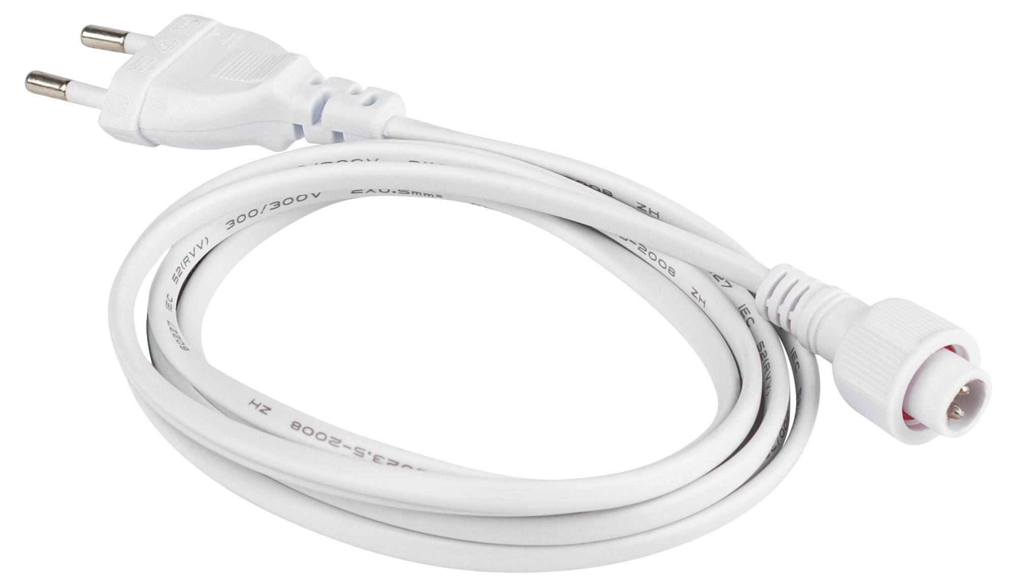 Кабель питания для линейного светильника Cable-DCWP-2pin(PT2)-M15-plug -2m