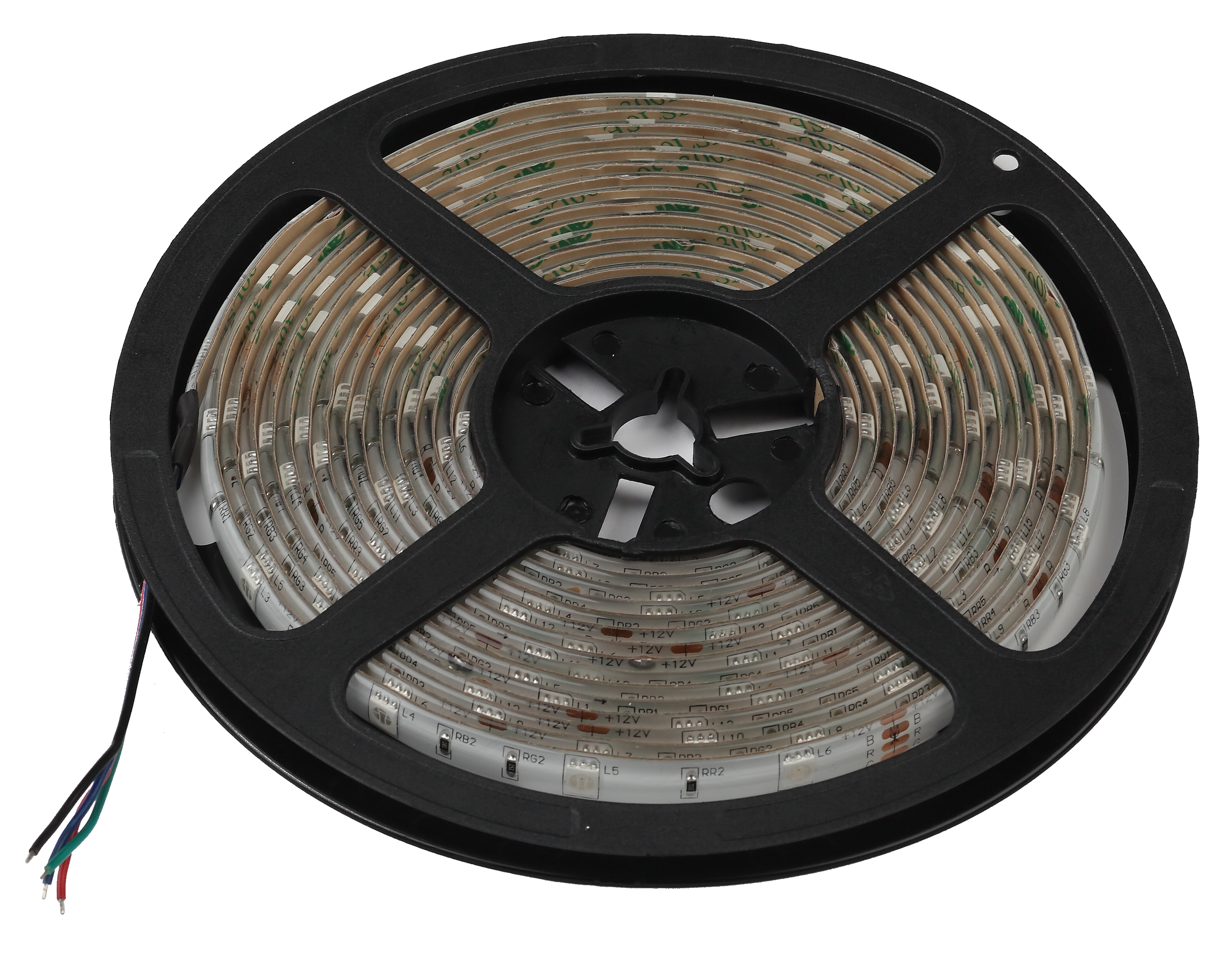 Лента светодиодная 7,2Вт/м 12В RGB IP65 30LED/м KU-5050AD-30D-RGB