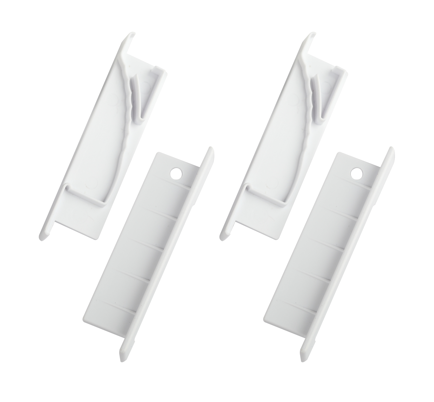 Набор заглушек 6814-3 для профиля 6814 2шт глухие 2шт с отверстием