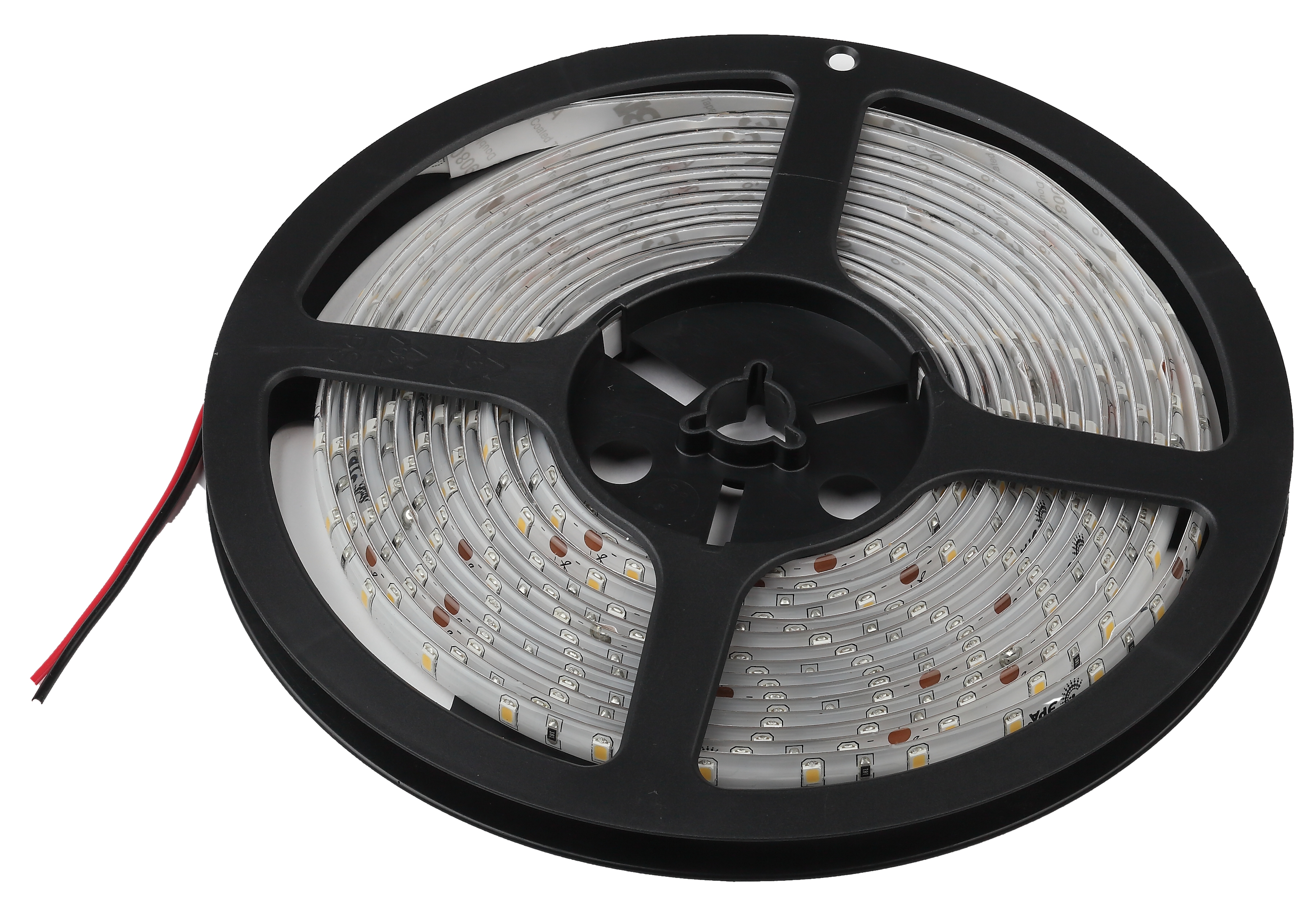 Лента светодиодная 4,8Вт/м 24В 3000К IP65 60LED/м LS2835-4,8-60-24-65-3000К-5m