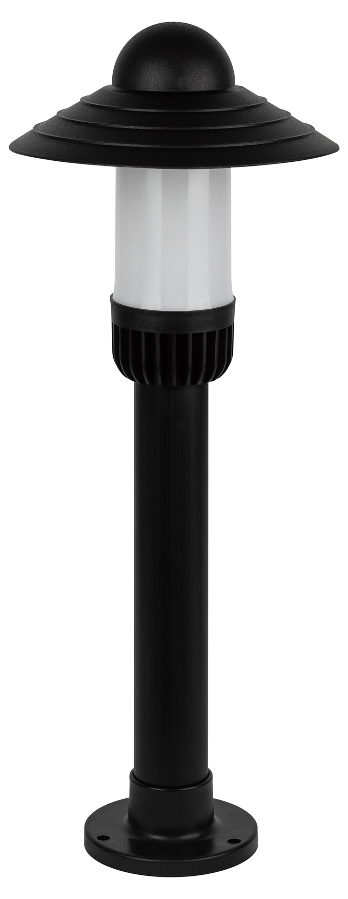 Светильник садово-парковый НТУ 01-60-008 Поллар напольный черный IP54 Е27 max60Вт h660мм
