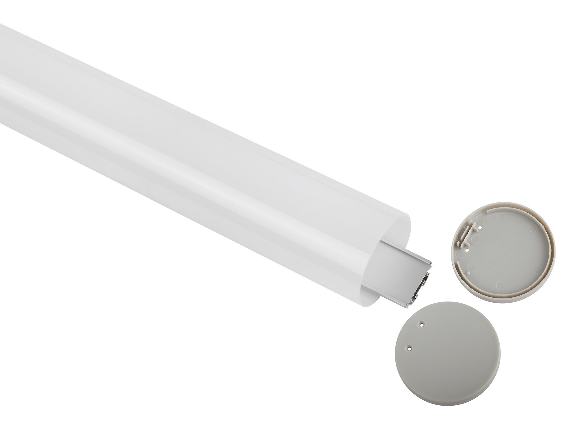 Комплект с подвесным анодированным профилем 6060 60мм 2м