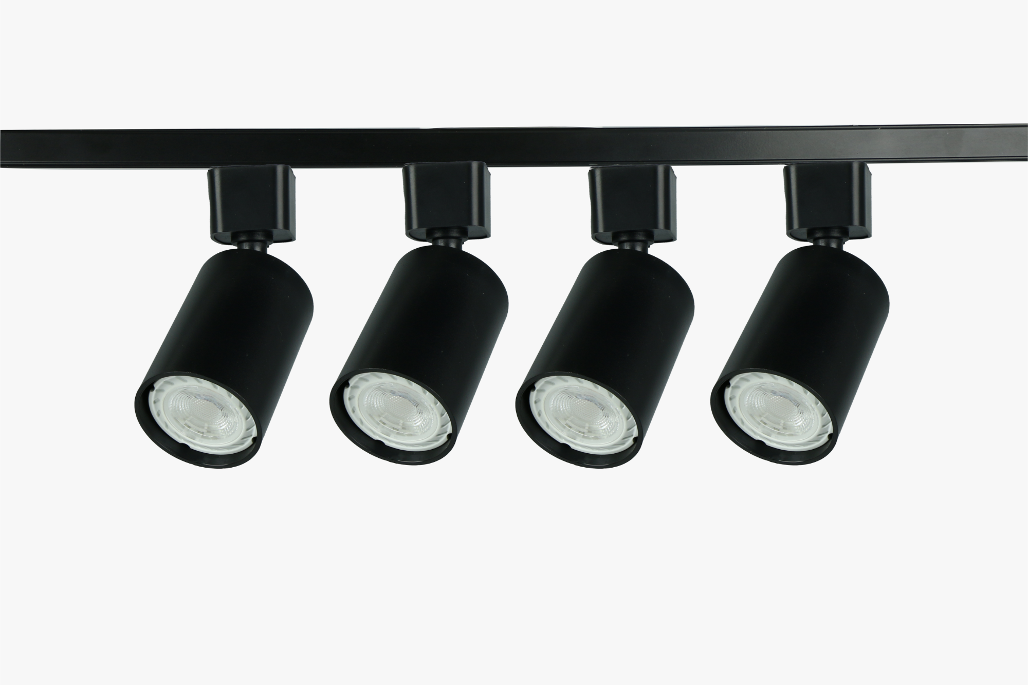 Светильник трековый однофазный набор из 4х шт. под лампу GU10, шинопровод 80 см. Черный TR70-SET4-GU10-BK