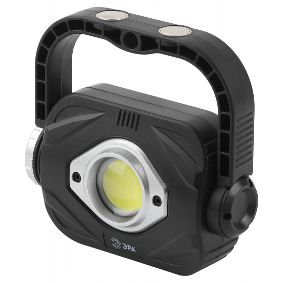 Фонарь светодиодный PB-701 прожектор 5Вт на батарейках 3хАА с ручкой на магните