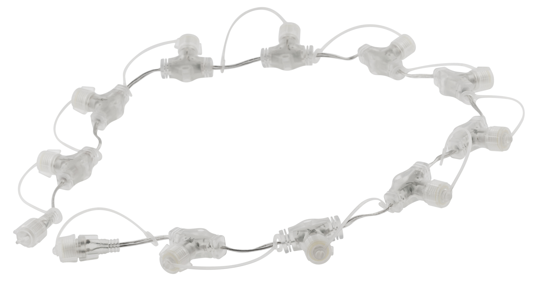 Разветвитель ERAPS-PR для уличных гирлянд 10 гнезд 1 м 24 В IP44