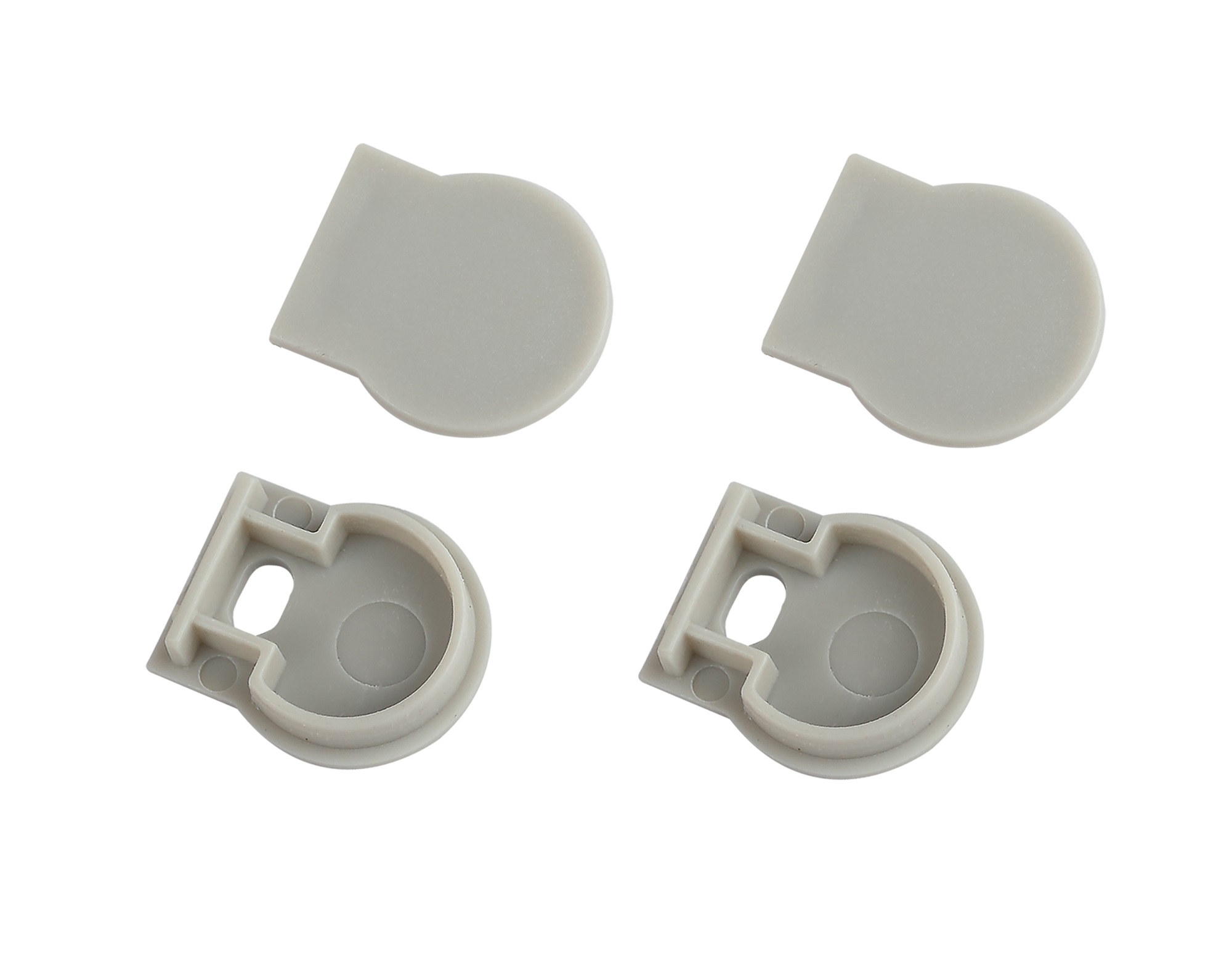 Набор заглушек 2420-3 профиля 2420 2шт глухие 2шт с отверстием