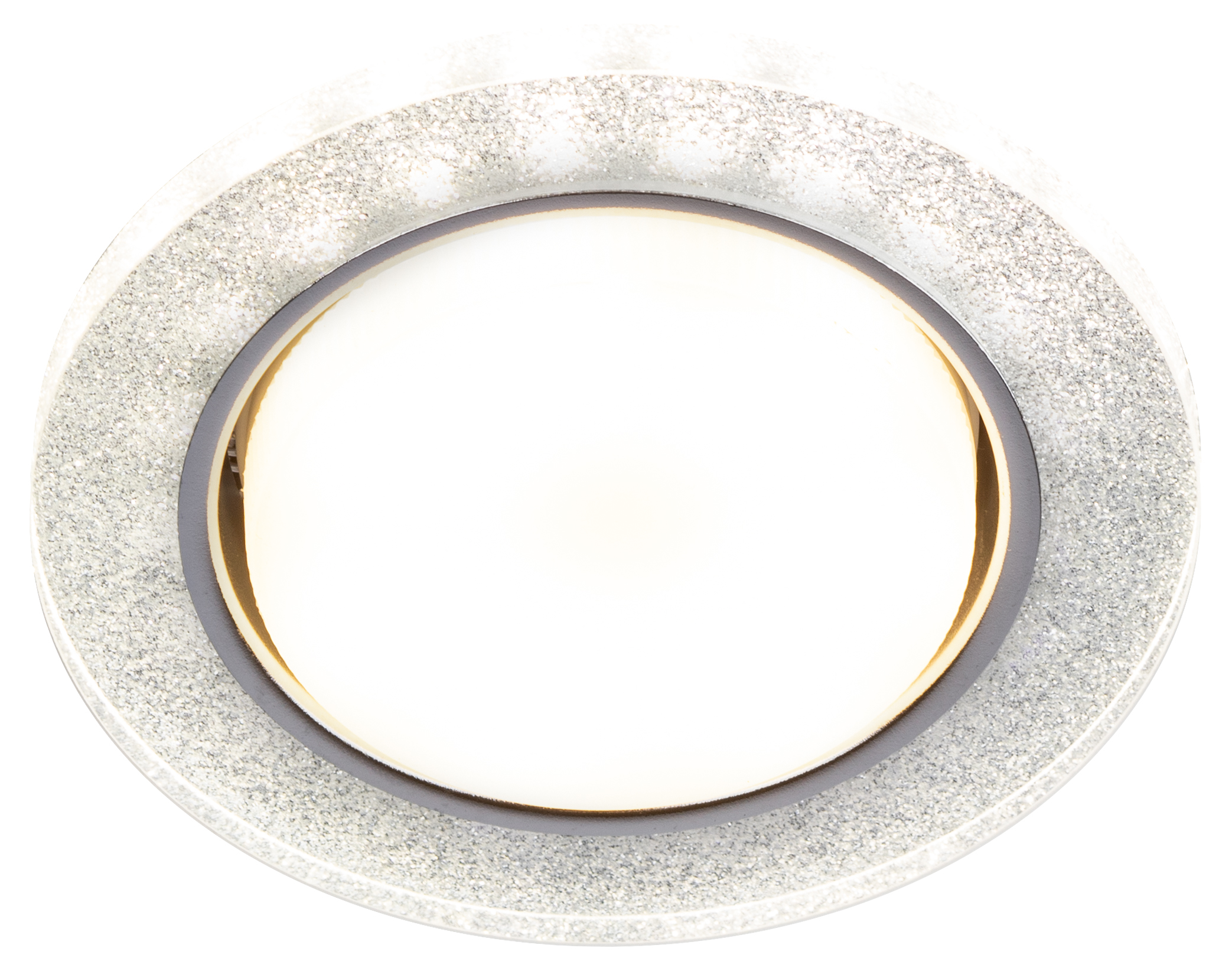 Светильник встраиваемый со светодиодной подсветкой DK LD51 CH/SHSL GX53 хром серебро