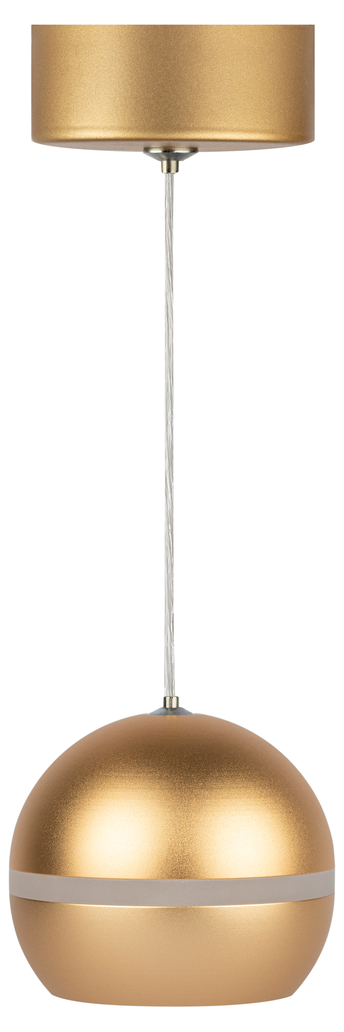 Светильник подвесной (подвес) PL21 GD GX53 потолочный шар золотой