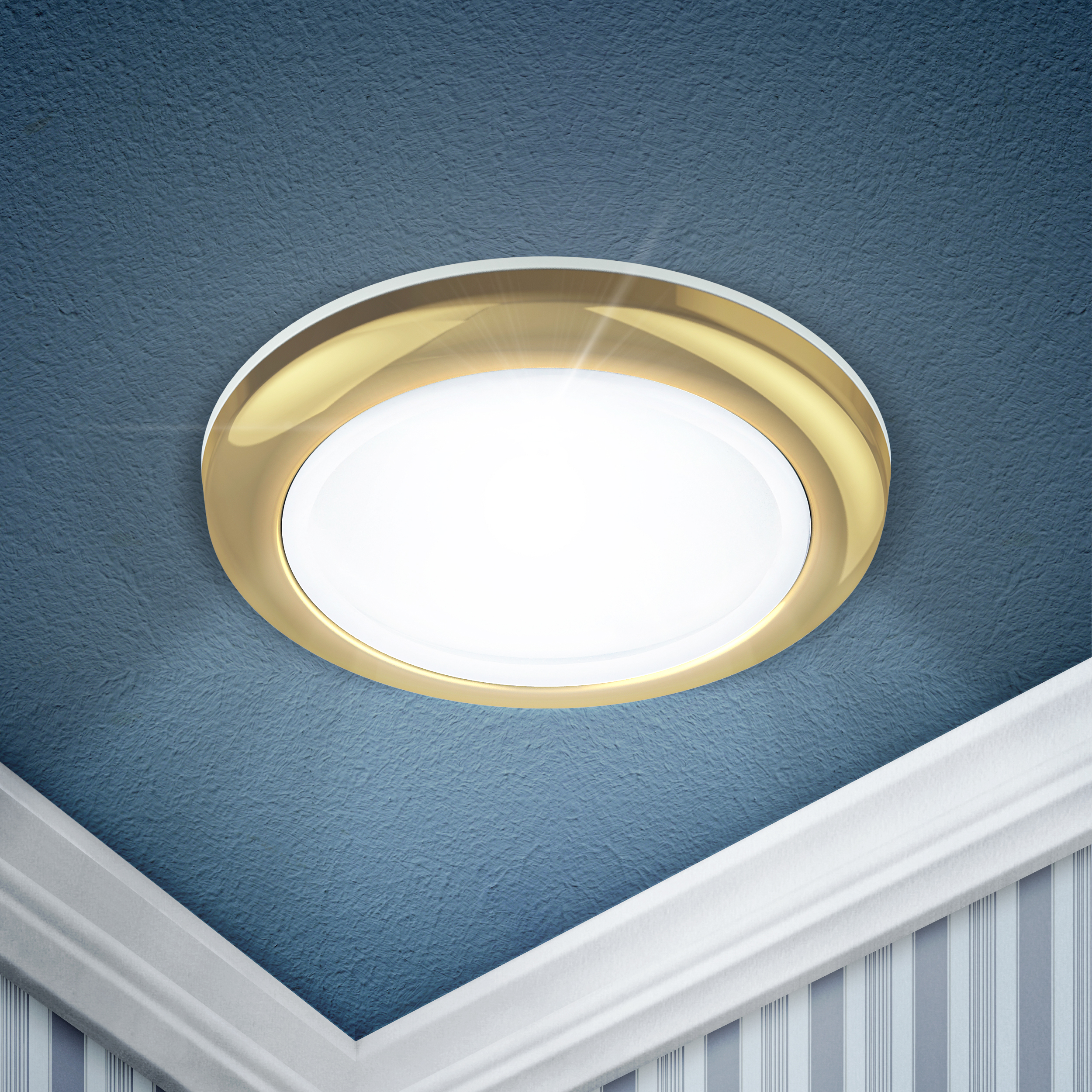 Светильник встраиваемый влагозащищенный KL95 SBK GX53 IP44 черный