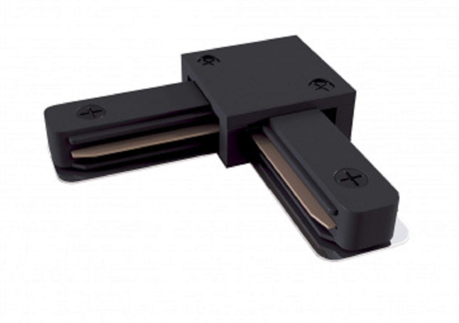 Коннектор TR-1PA-LС-BK L-образный для однофазного шинопровода черный