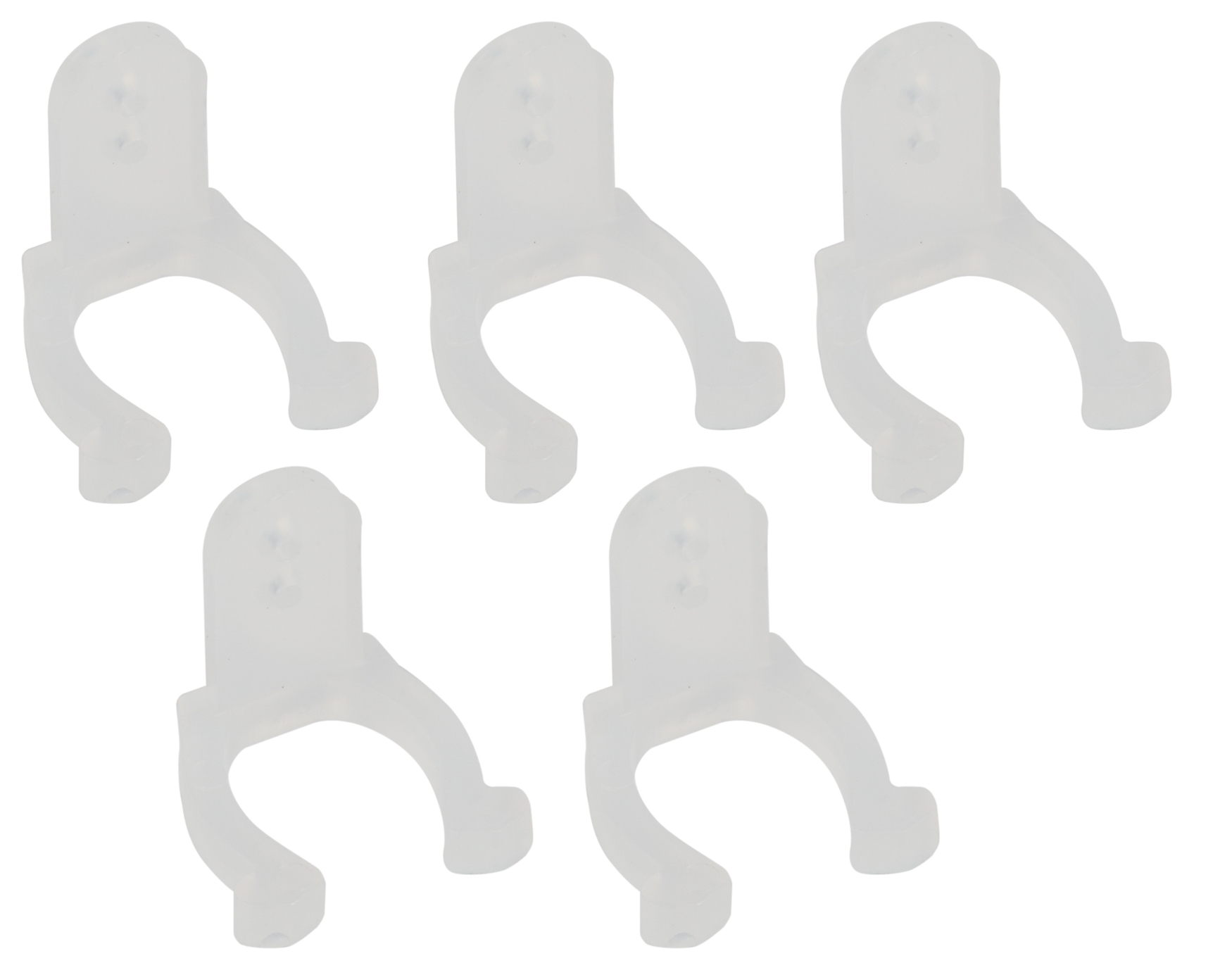 Набор креплений для установки термостойкой светодиодной ленты на поверхность, 5 шт. LS-clip-24-bath