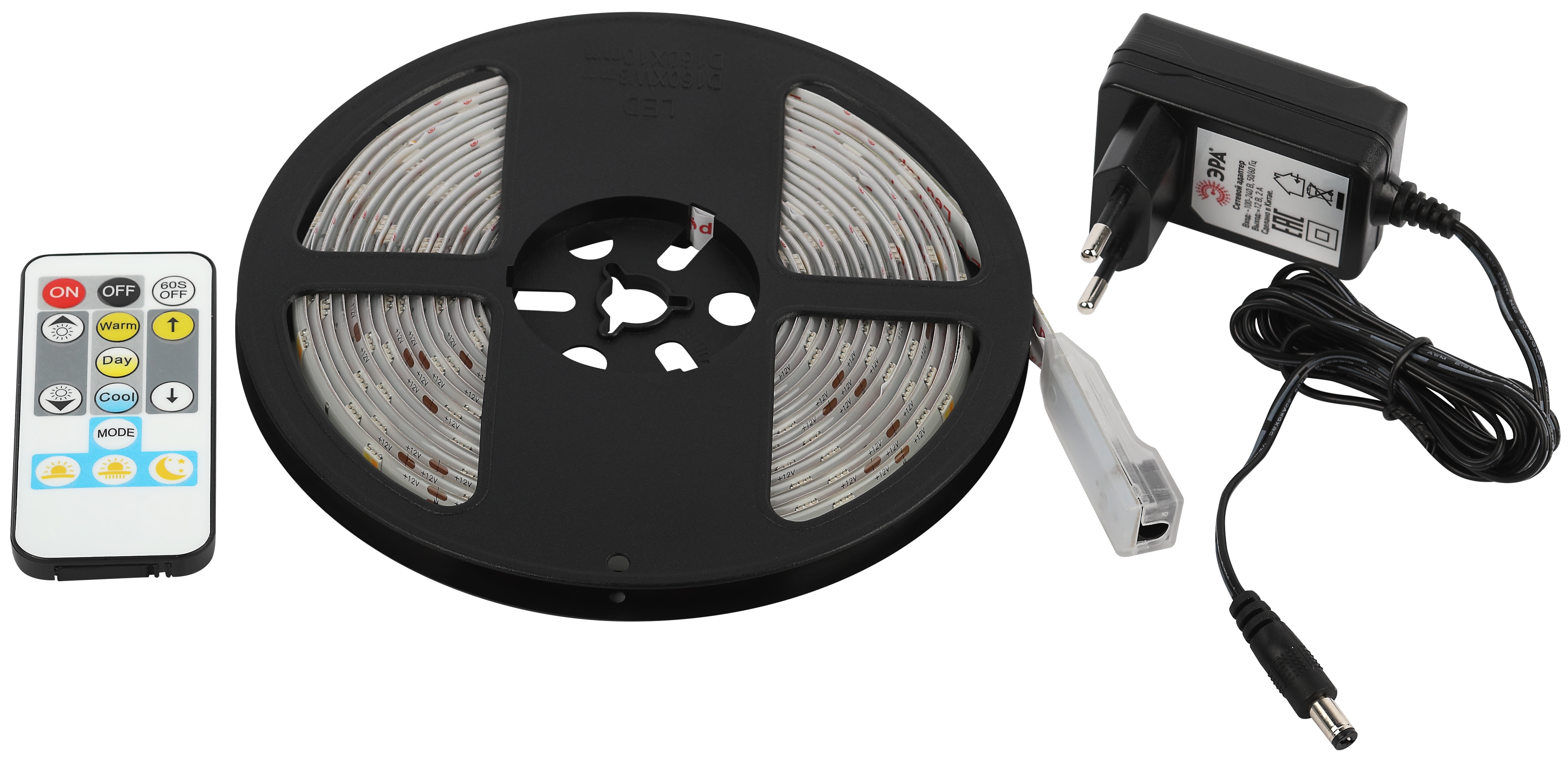 Комплект светодиодной ленты 4,5Вт/м 12В 3000K-6500КК IP65 30LED/м 5025kit-4.5-30-12-3000K/6500K-IP65