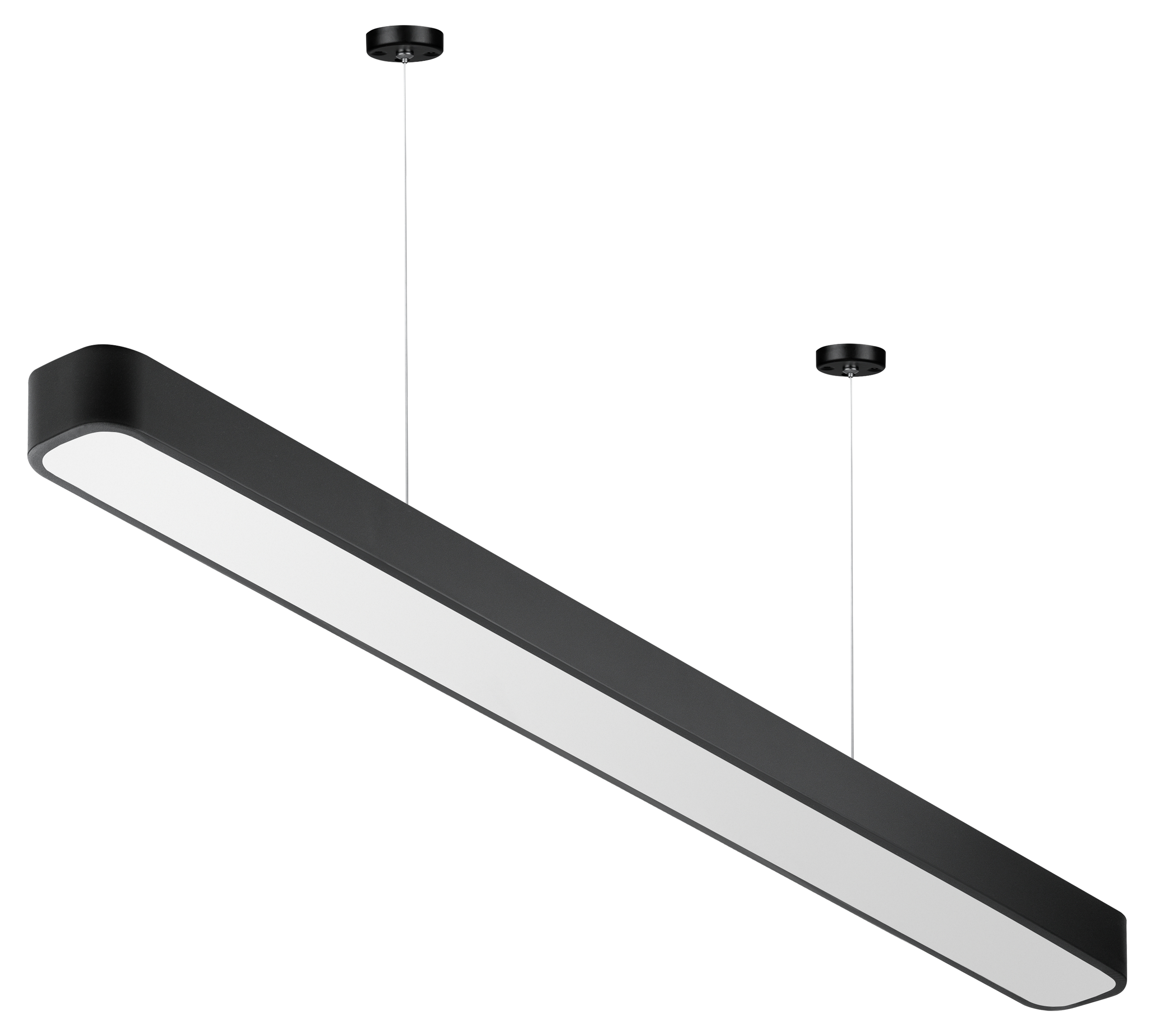 Светильник подвесной светодиодный 36Вт 3000Лм 4000К IP40 1200х100х50 черный Geometria Block SPO-113-B-40K-036 драйвер внутри