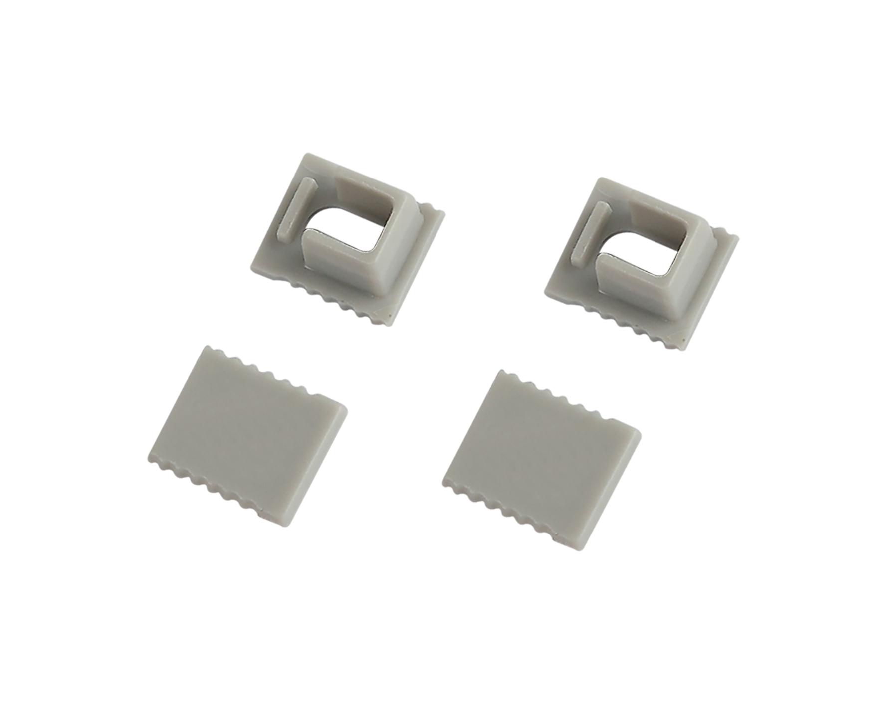 Набор заглушек 0709-3 для профиля 0709 2шт глухие 2шт с отверстием