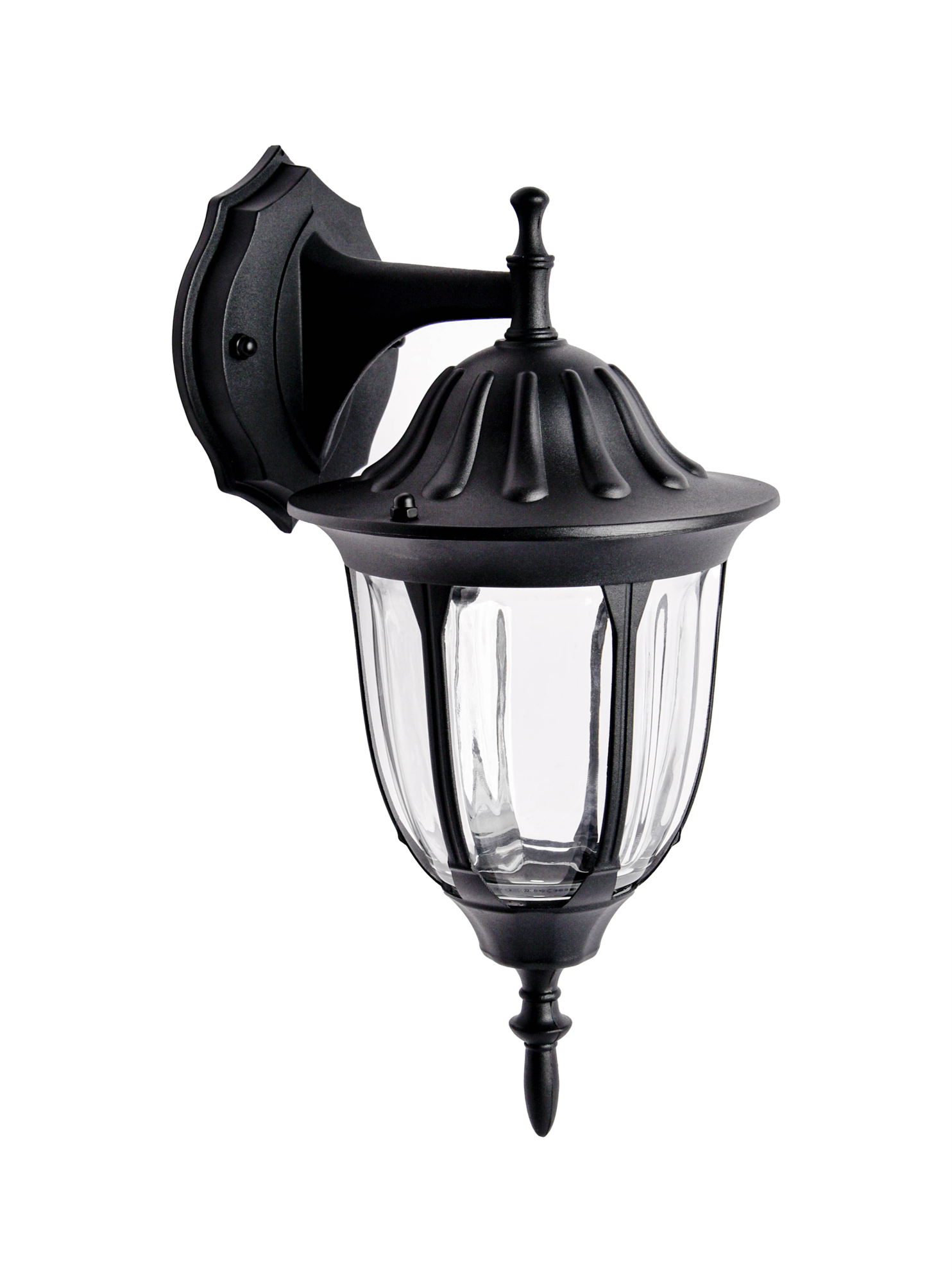 Светильник уличный настенный под лампу E27 IP54 Галатея GBW-105-1-BL-0380 230В чёрный вниз