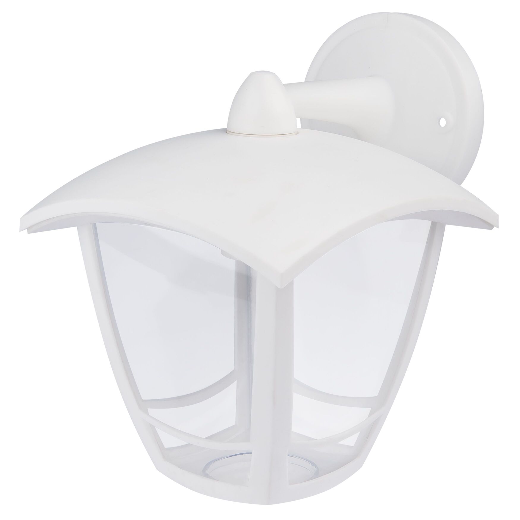 Светильник садово-парковый НБУ 07-40-002 Дели 2 белый 4 гранный настенный IP44 Е27 max60Вт