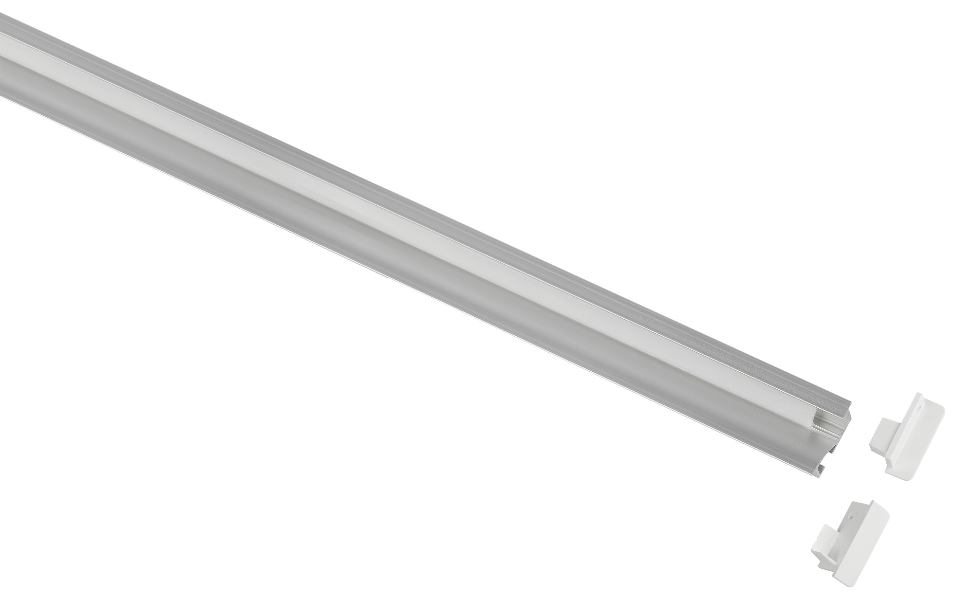 Комплект с врезным анодированным профилем 2309 23,5х9мм 2м