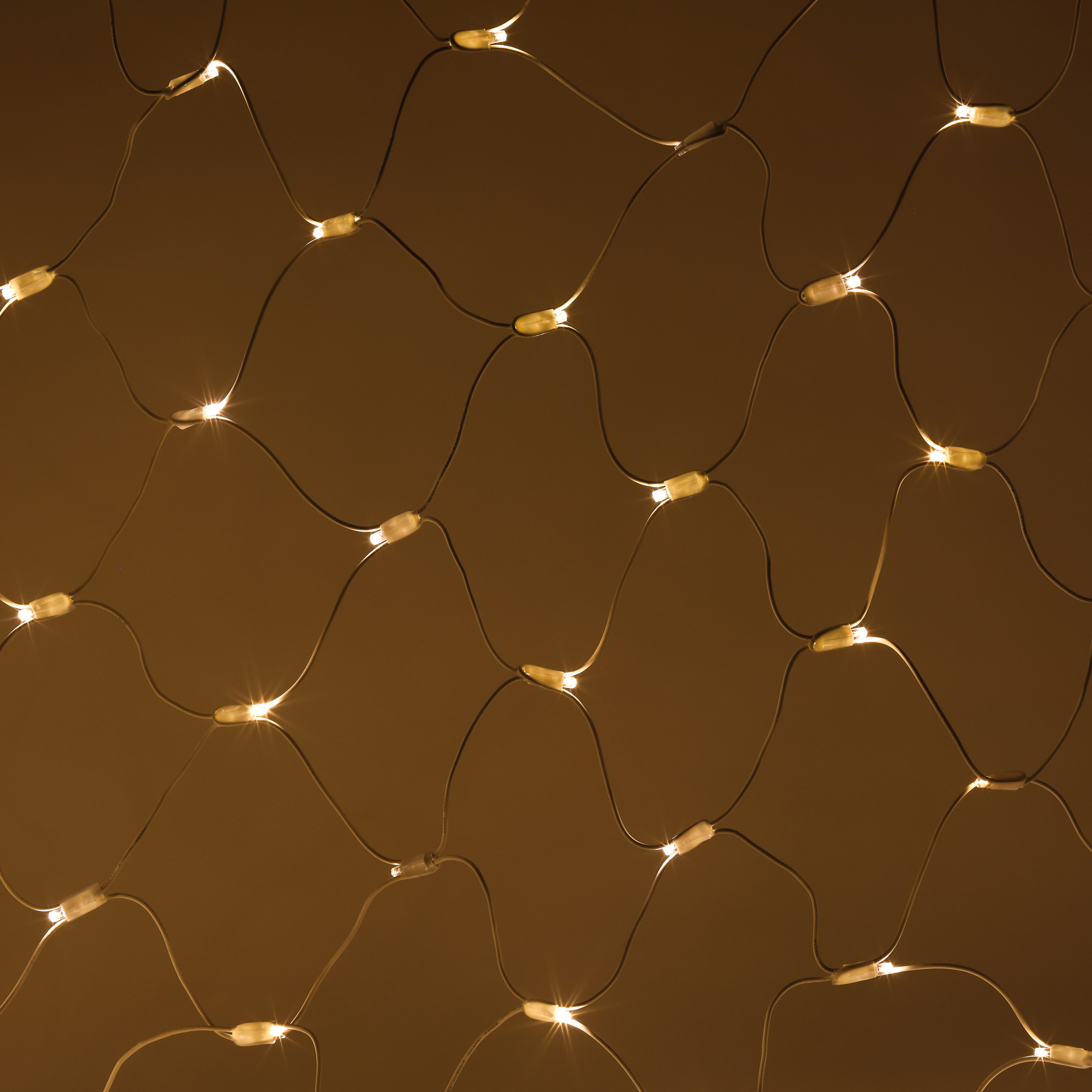 Гирлянда светодиодная новогодняя ERAPS-SKW1 сеть 2x3 м тёплый белый свет 300 LED белый каучук