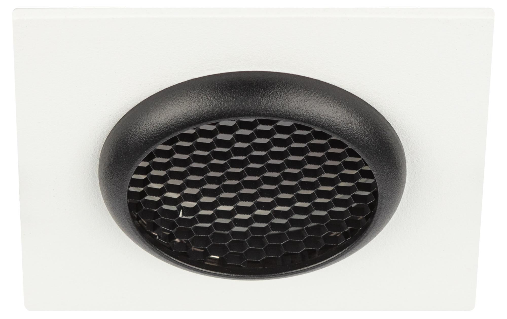 Светильник встраиваемый алюминиевый KL110 WH/BK MR16 GU5.3 белый/черный матовый