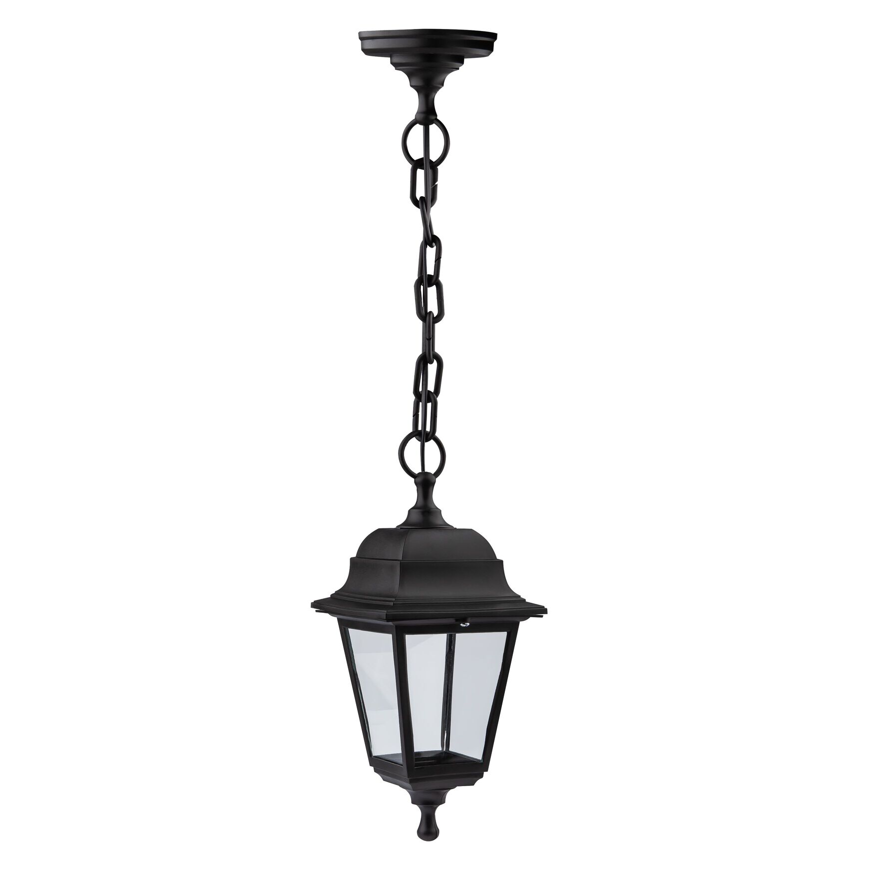 Светильник подвесной НСУ 04-60-001 четырехгранный черный IP44 Е27 max60Вт