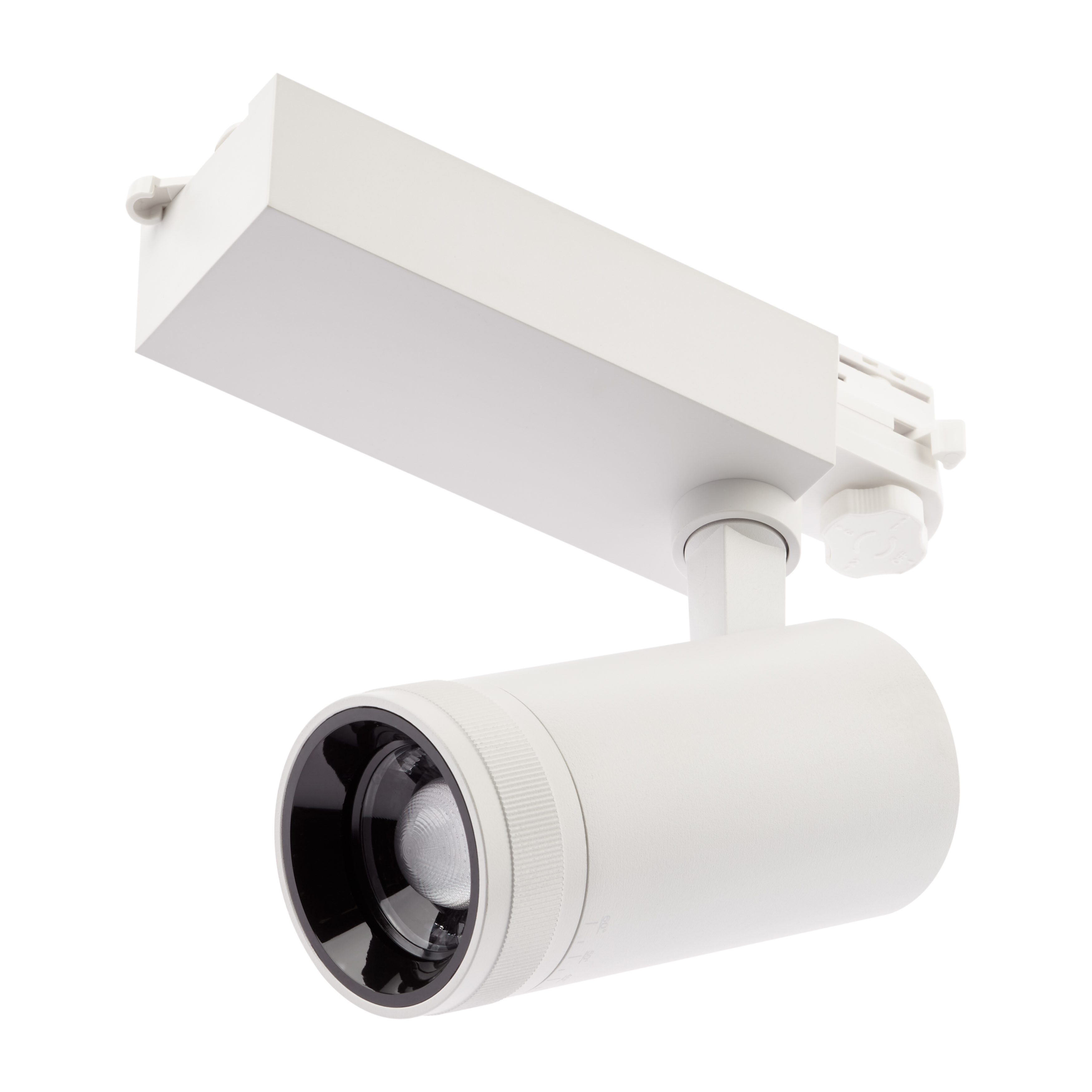 Светильник трековый трёхфазный STR-30-99-40K-W20 регулируемый луч 4000K белый