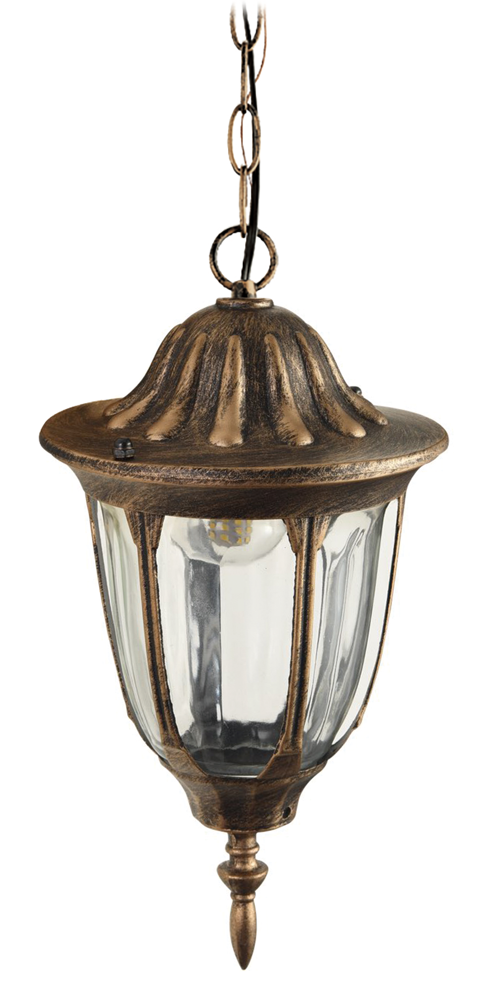 Светильник уличный подвесной под лампу E27 IP54 Галатея GBS-105-BR-0800 230В бронза