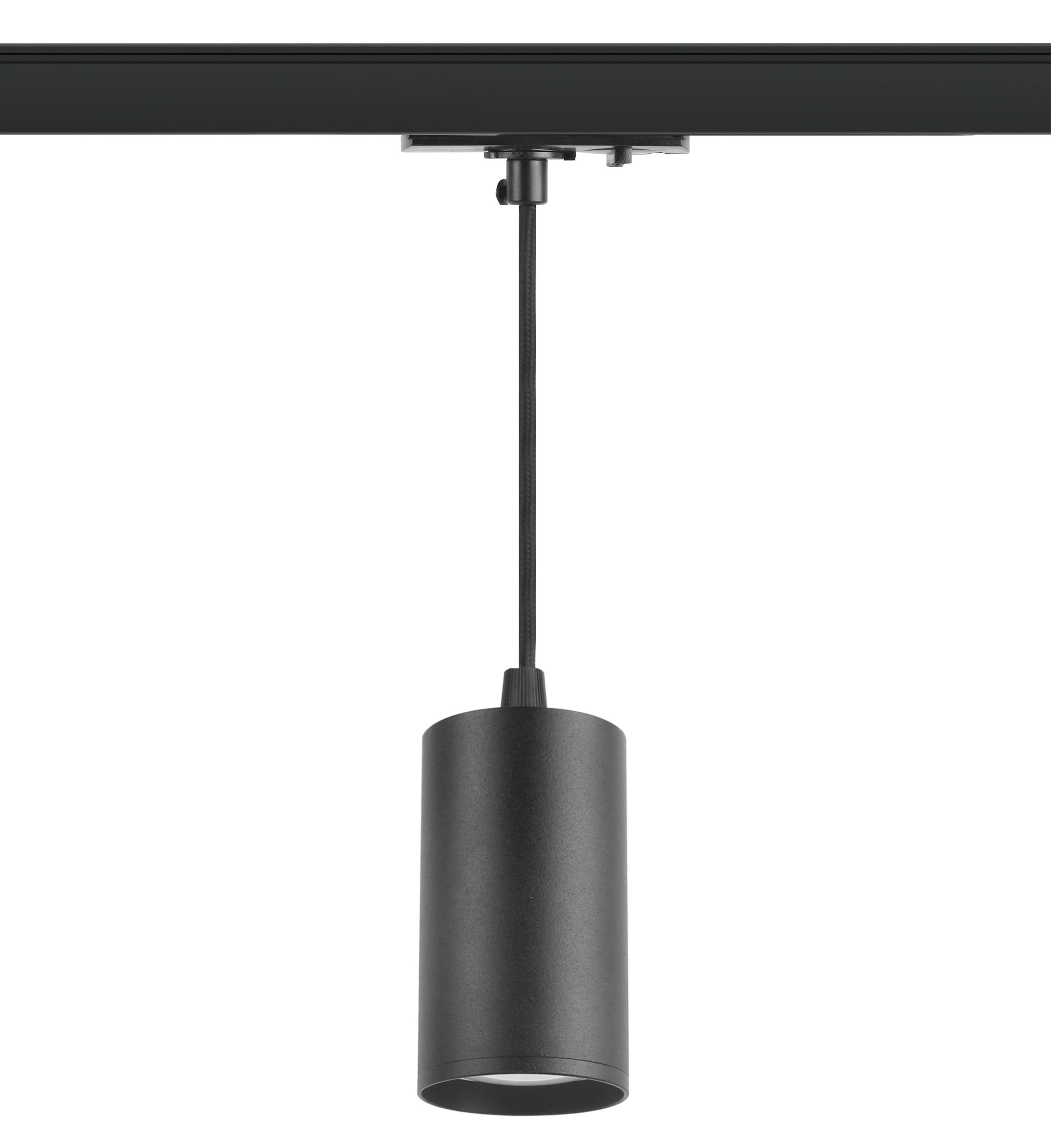 Светильник трековый однофазный TR45 - GU10 S BK подвесной 52х100 мм под лампу MR16 черный