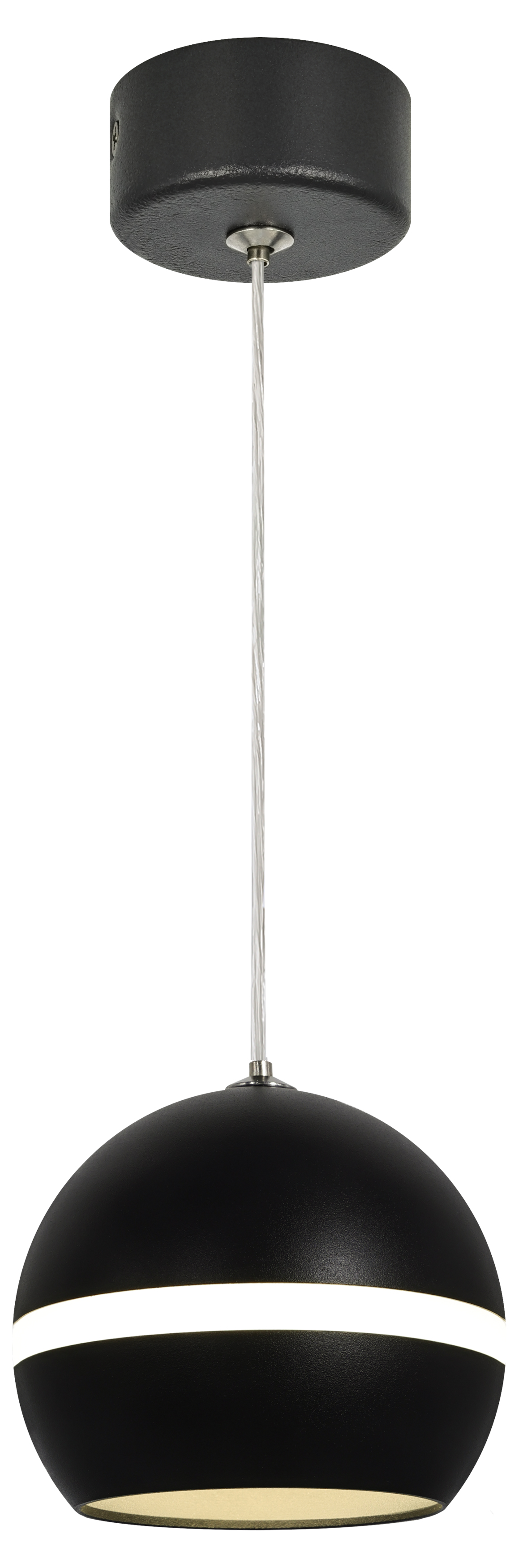 Светильник подвесной (подвес) PL21 BK GX53 потолочный шар черный