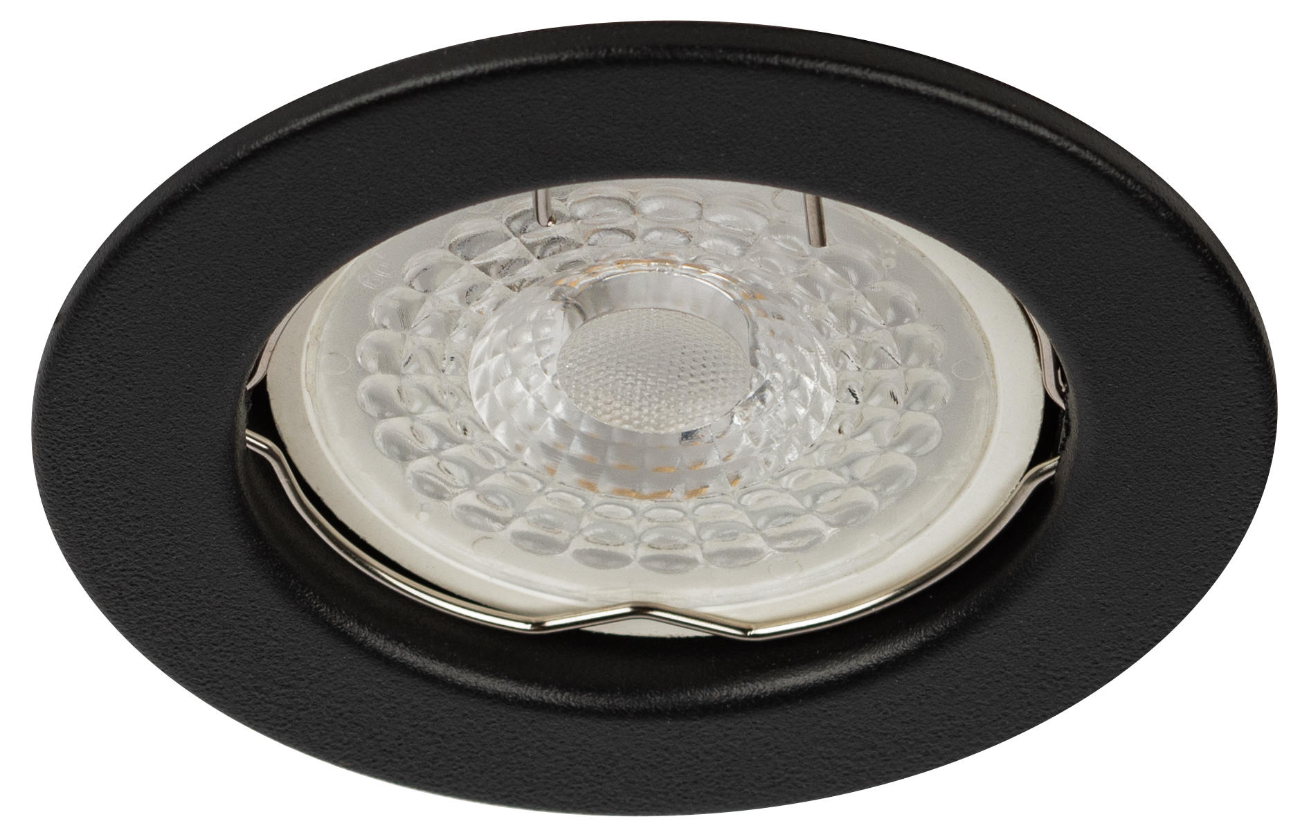 Светильник встраиваемый штампованный ST1 SBK MR16 GU5.3 черный матовый