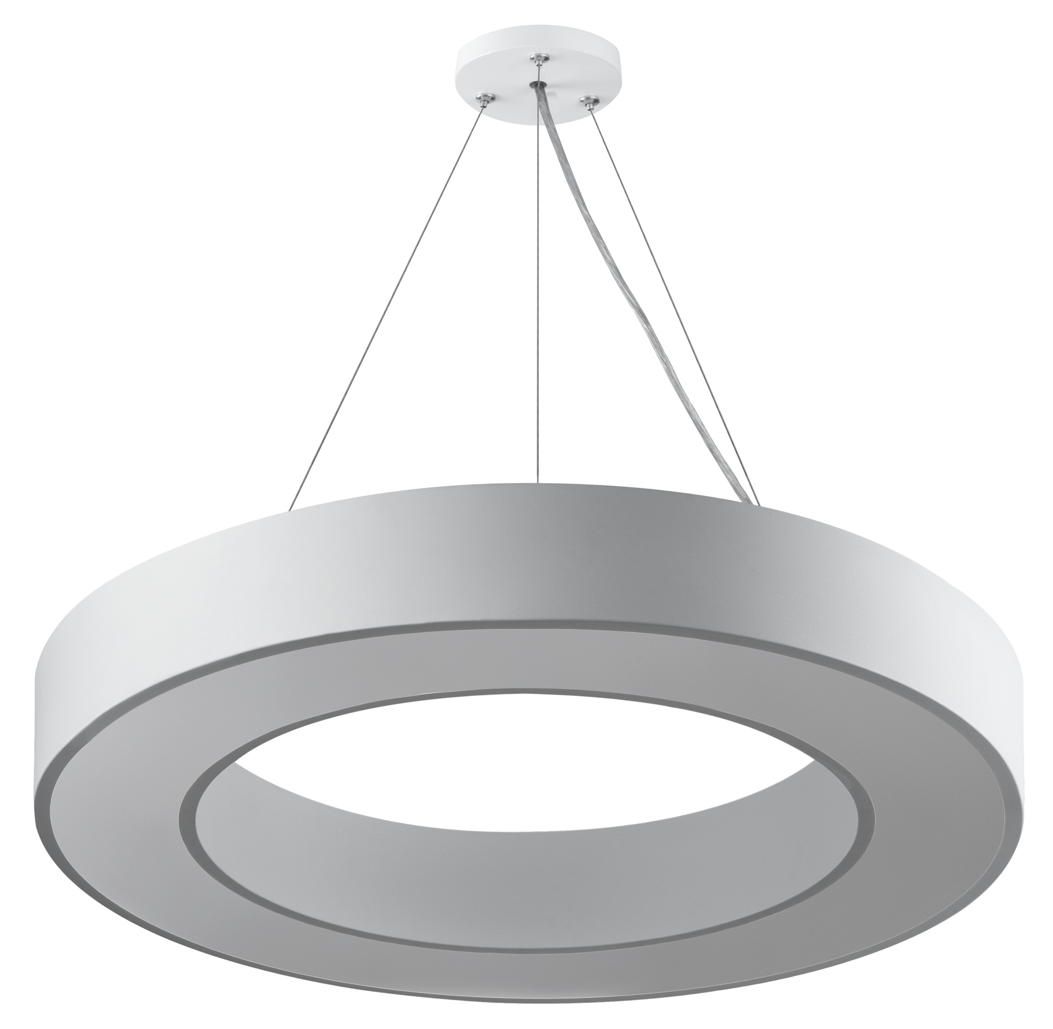 Светильник LED Geometria Ring SPO-134-W-40K-056 56Вт 4000К 4200Лм IP40 800х80 белый подвесной драйвер внутри