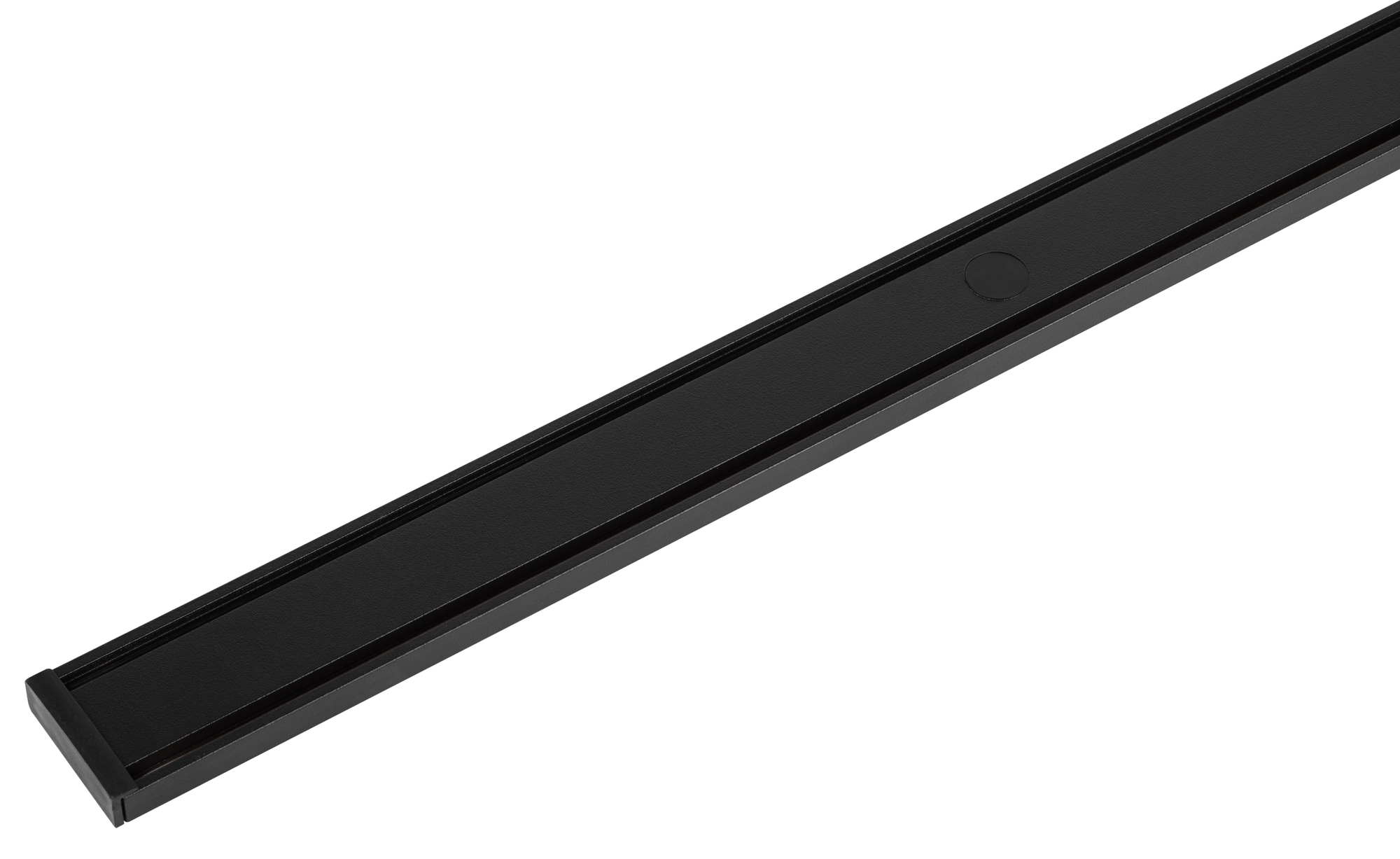 Шинопровод магнитный трековый тонкий накладной 1м черный TRM-S5-100BK