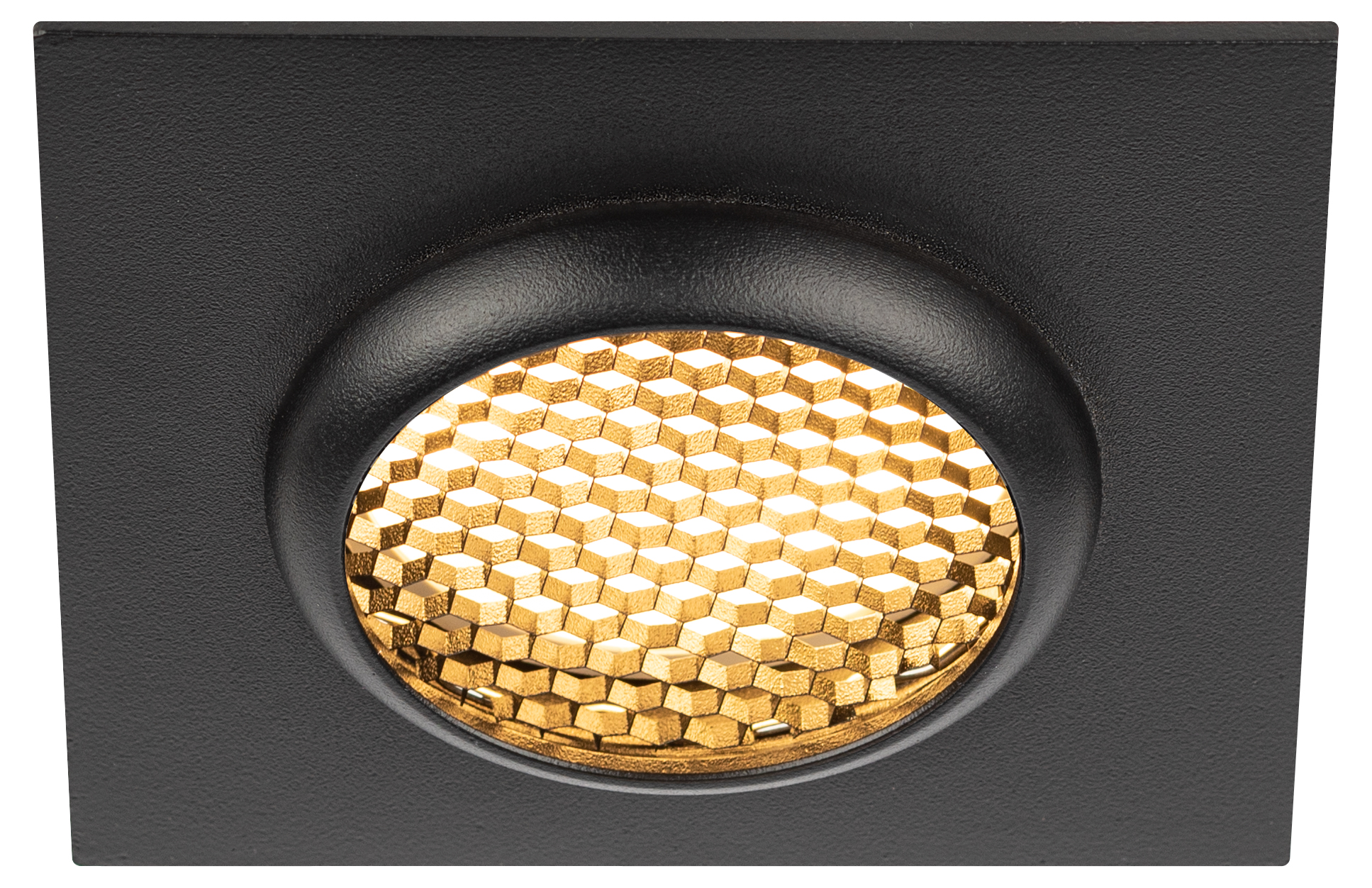 Светильник встраиваемый алюминиевый под лампу MR16 /GU5.3 KL110 BK черный матовый